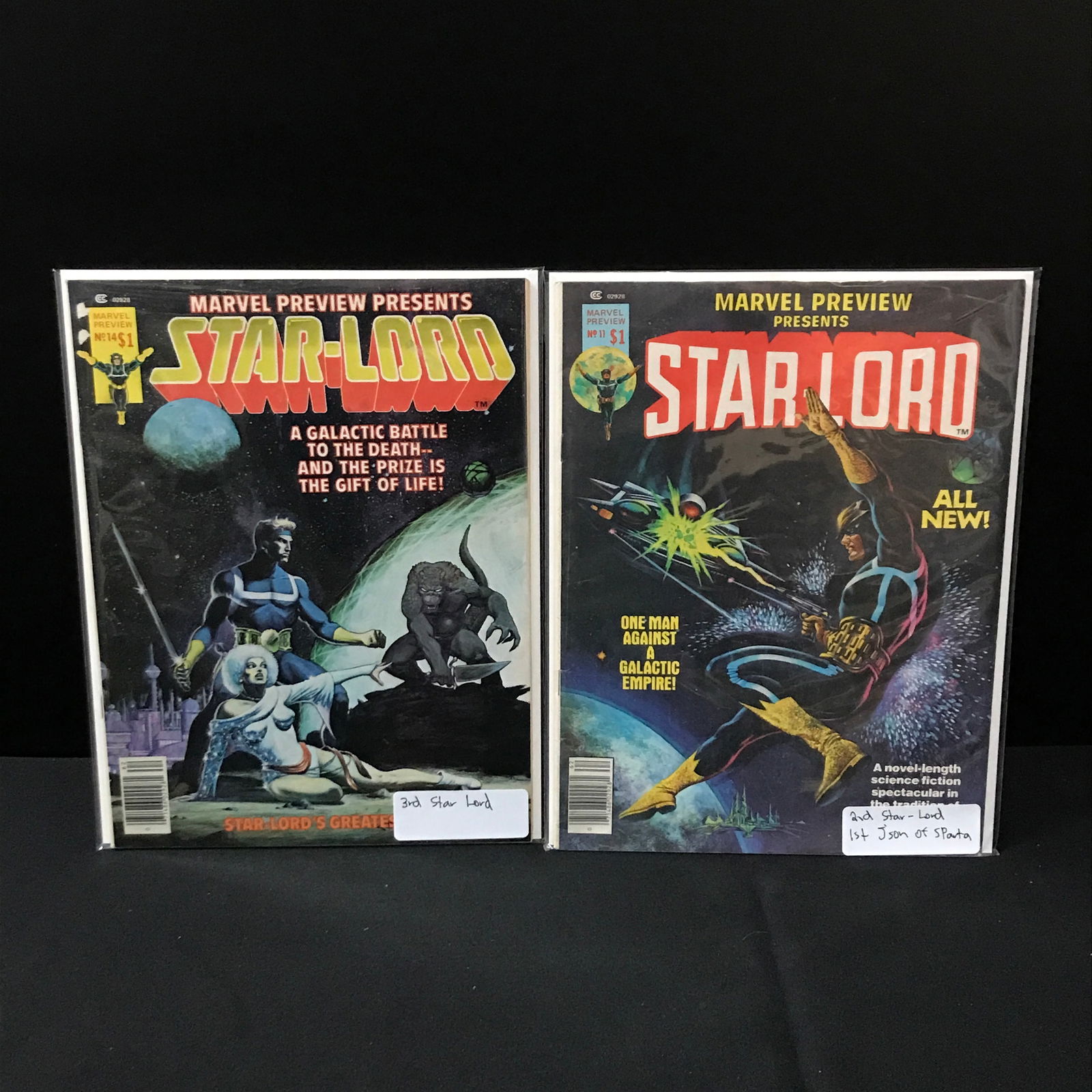 LOT OF 2 STAR-LORD COMICS (MARVEL COMICS)_: Prices are in Canadian dollars