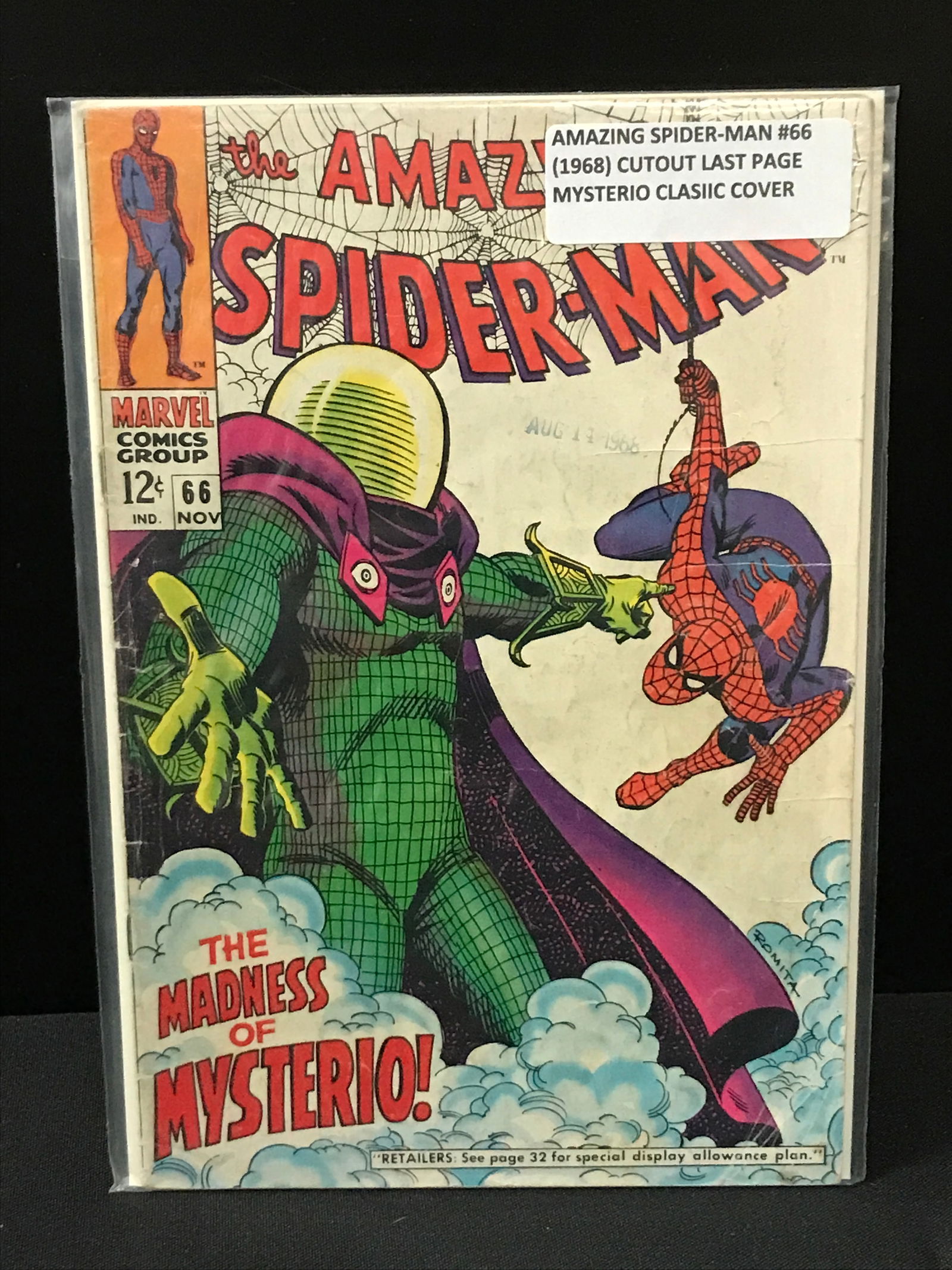 THE AMAZING SPIDERMAN #66 - MARVEL COMICS: Prices are in Canadian dollars