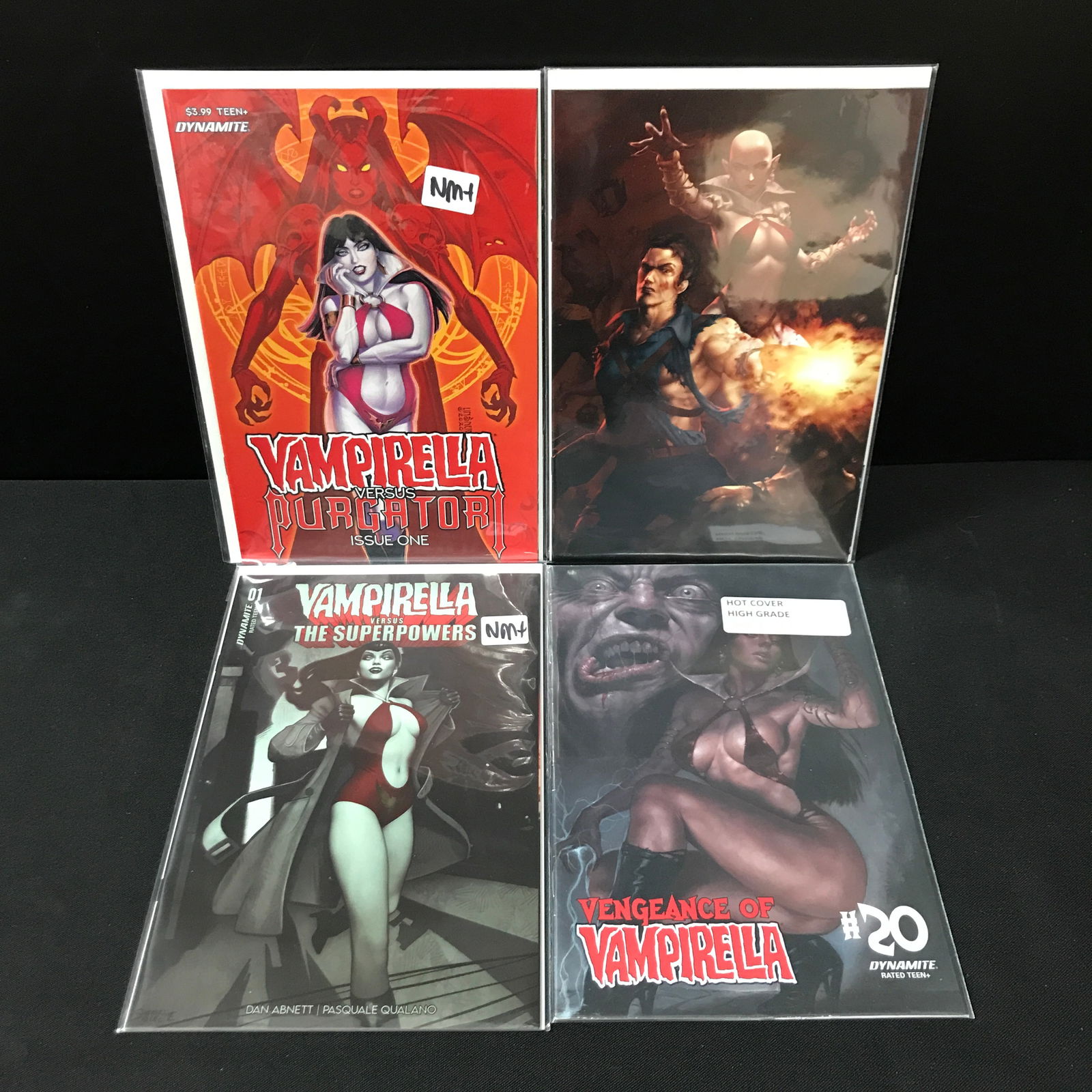 LOT OF 4 VAMPIRELLA COMICS - DYNAMITE COMICS (1 of 1)