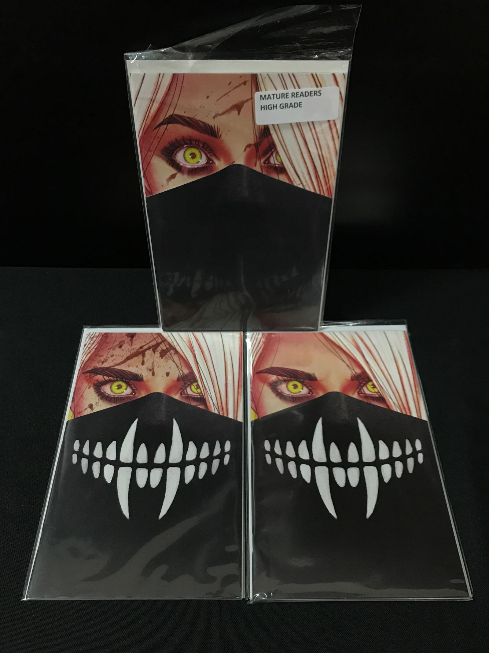 LOT OF 3 RED SONYA VIRGIN COVER COMIC BOOK LOT (1 of 1)