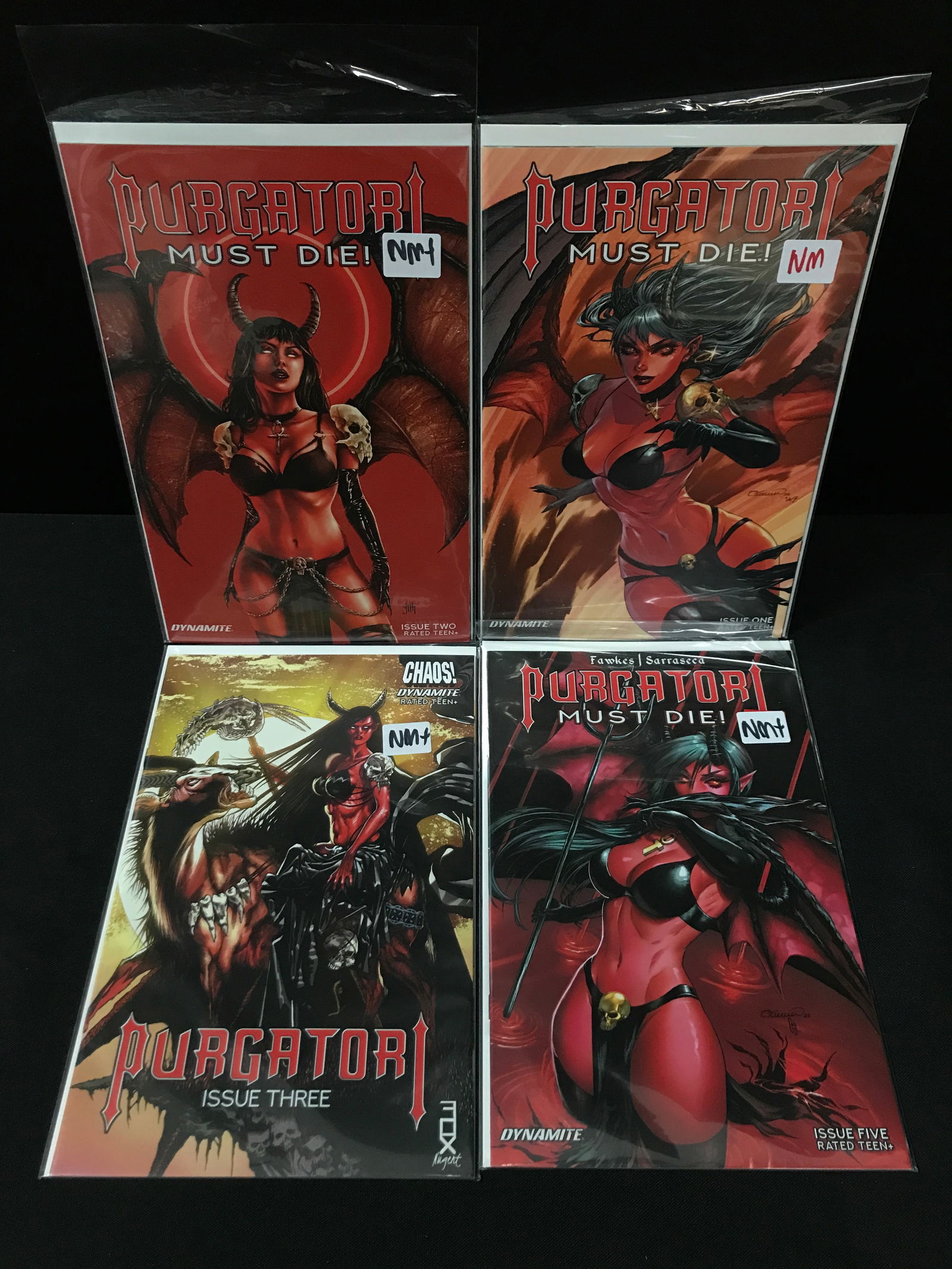 LOT OF 4 PURGATORY MUST DIE COMICS - DYNAMITE COMICS: Prices are in Canadian dollars