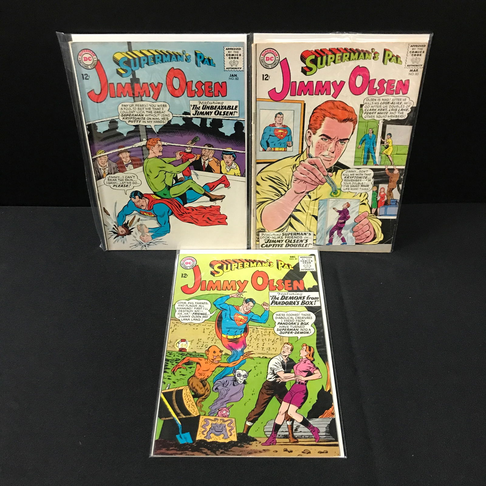 LOT OF 3 SUPERMAN'S PAL JIMMY OLSEN #81-83 - DC COMICS: Prices are in Canadian dollars
