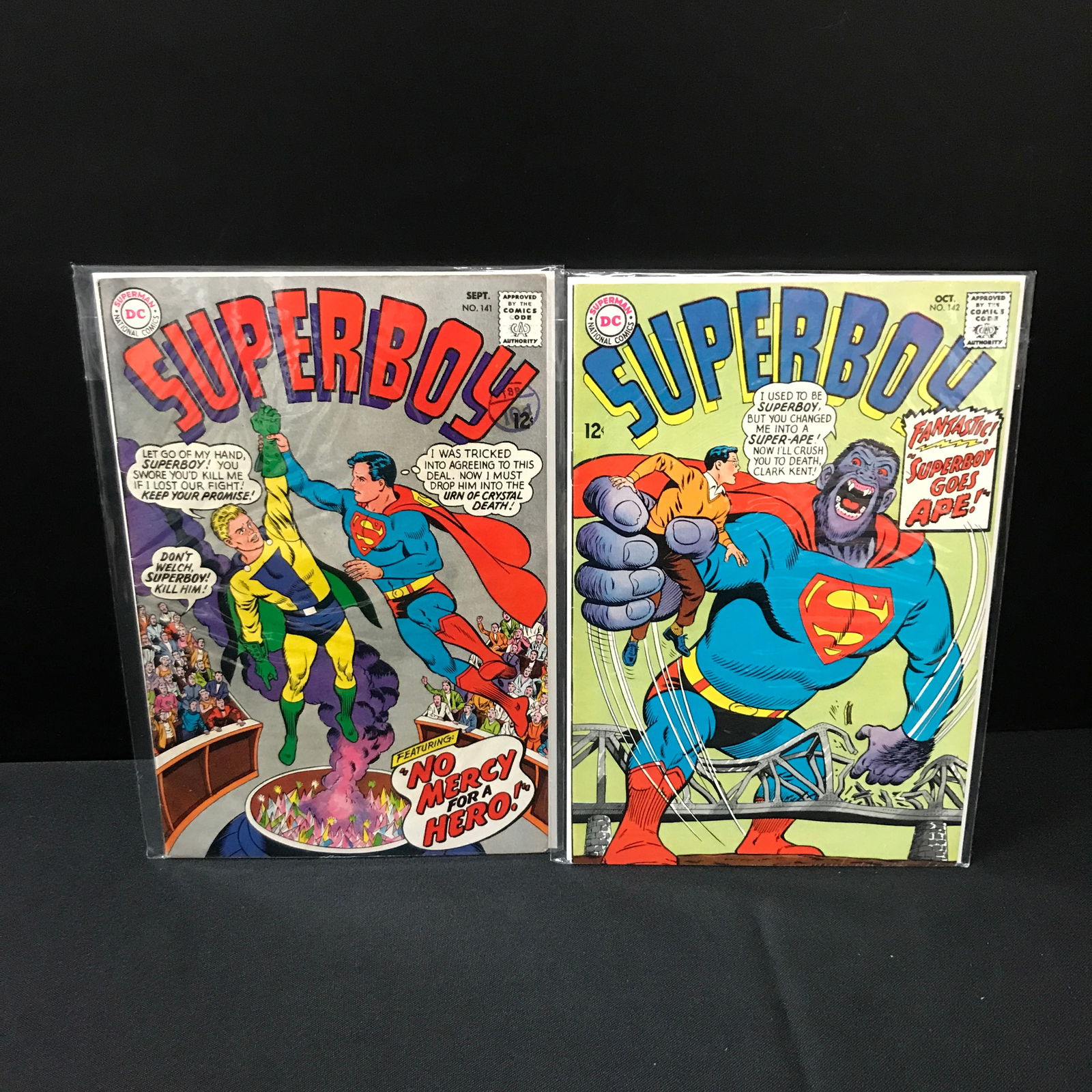 LOT OF 2 SUPERBOY COMICS #141-142 - DC COMICS: Prices are in Canadian dollars