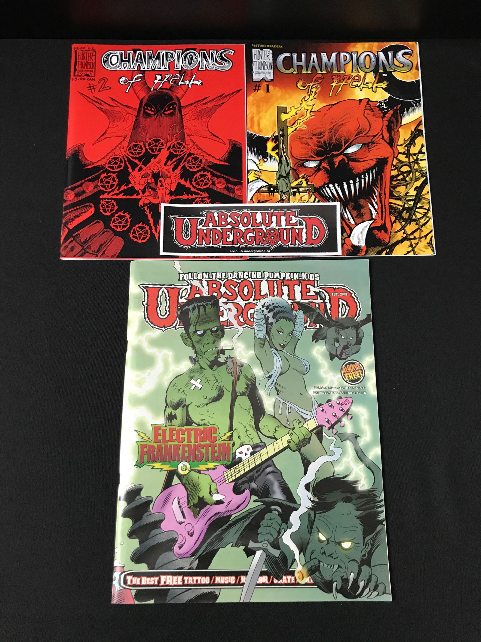 LOT OF 3 COMICS: Prices are in Canadian dollars