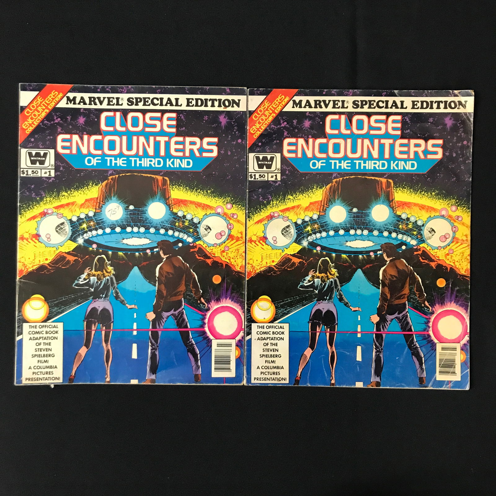 LOT OF 2 CLOSE ENCOUNTERS OF THE THIRD KIND MARVEL COMICS: Prices are in Canadian dollars