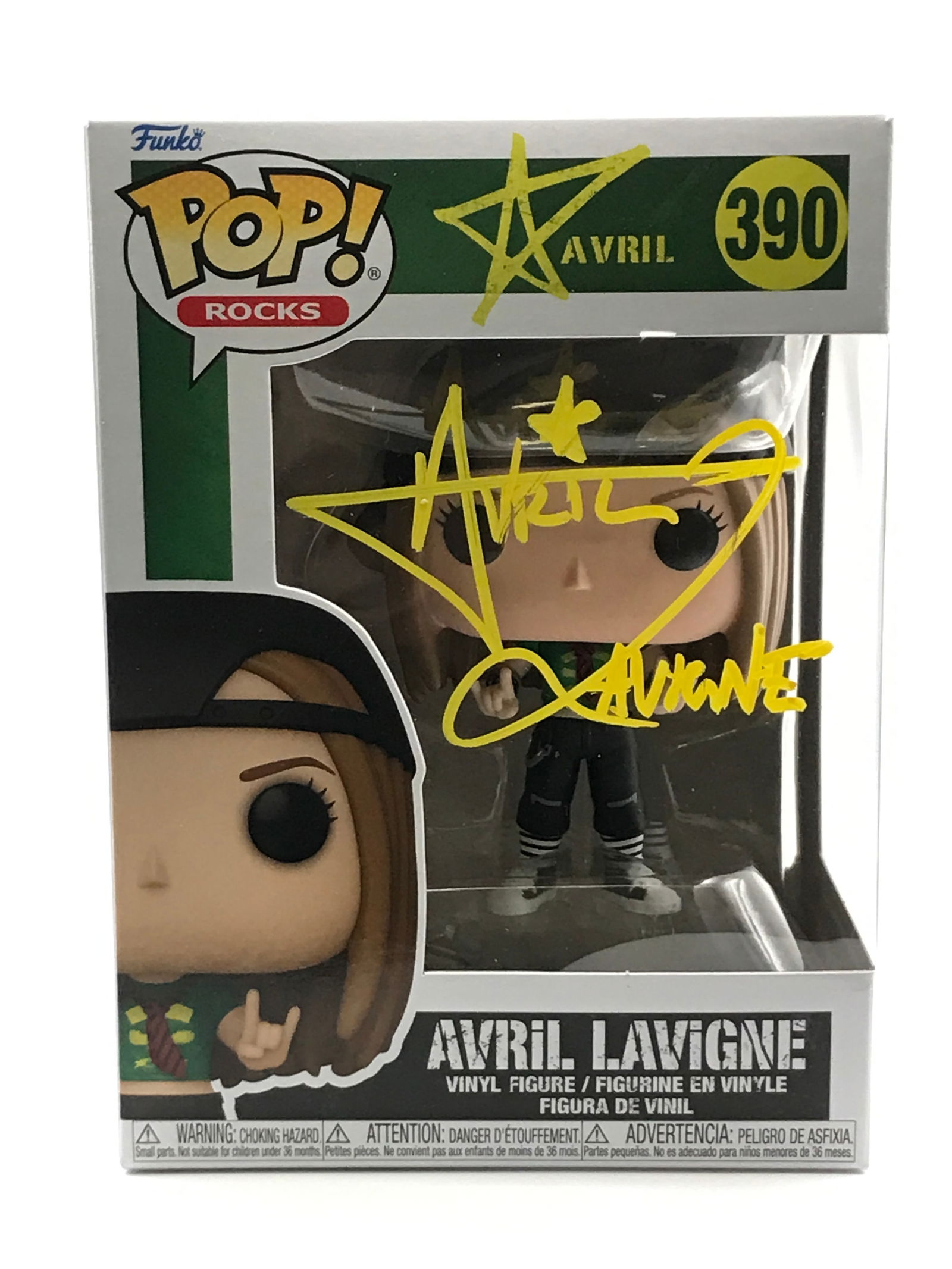 AVRIL LAVIGNE SIGNED FUNKO POP (ACE COA) (1 of 2)
