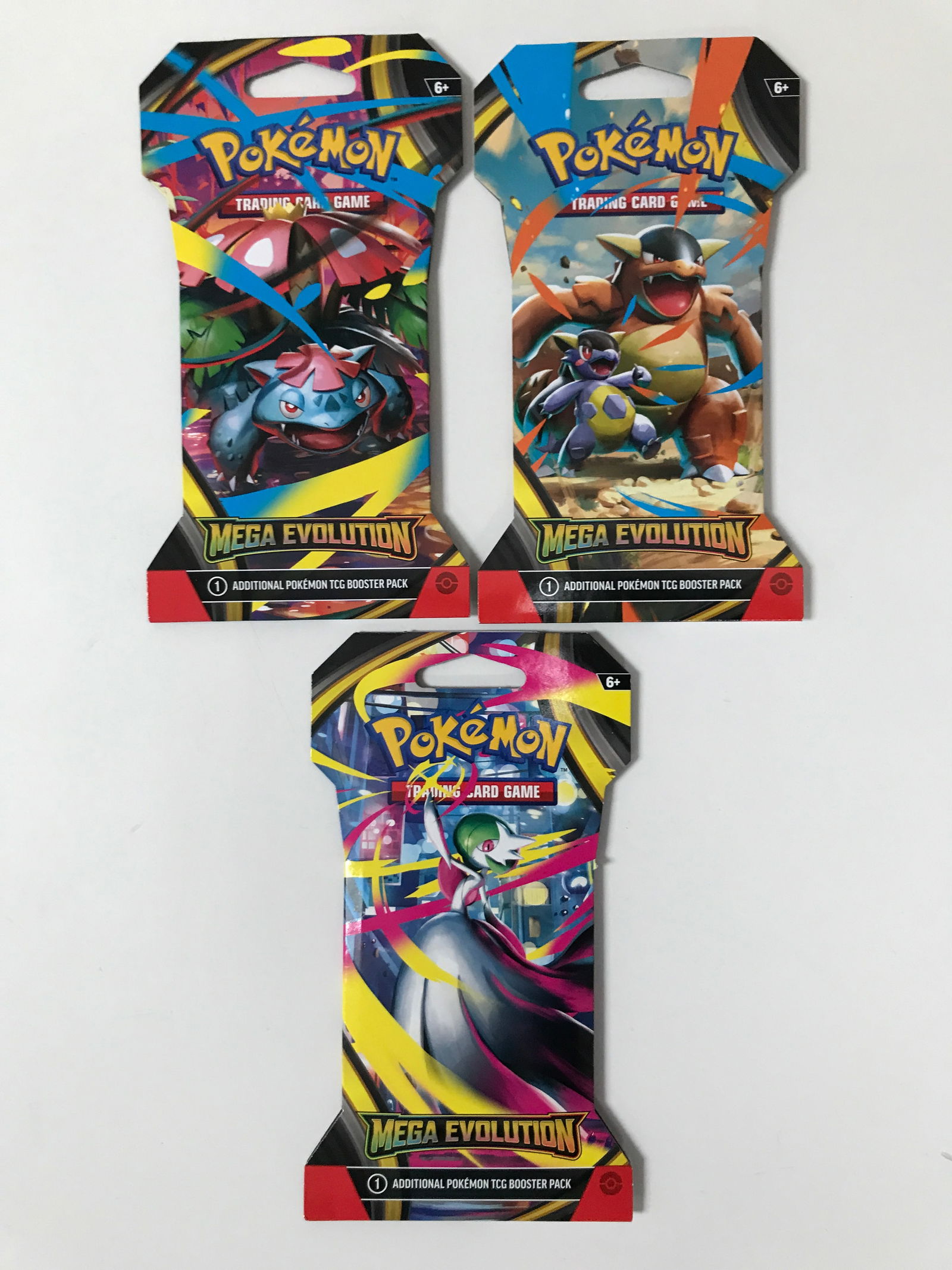 LOT OF 3 POKEMON TCG MEGA EVOLUTION SEALED PACKS (1 of 1)