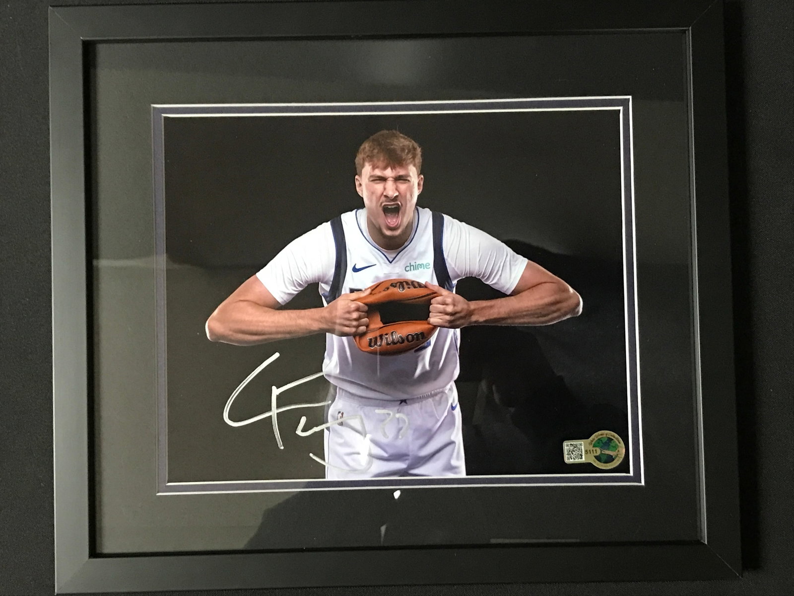 COOPER FLAGG SIGNED AND FRAMED 8X10 - WWOC COA: Prices are in Canadian dollars