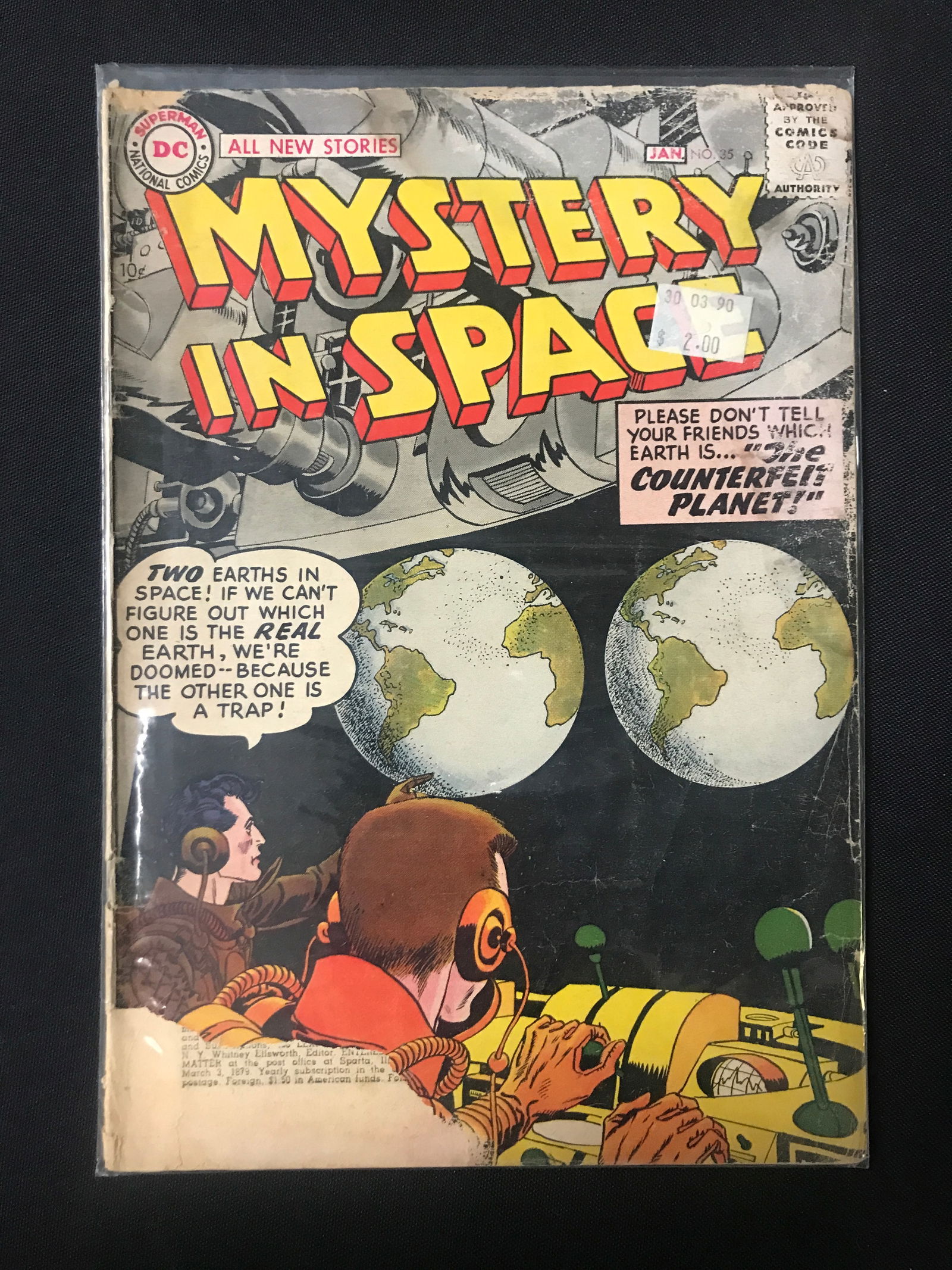 MYSTERY IN SPACE #35 - DC COMICS (1 of 1)
