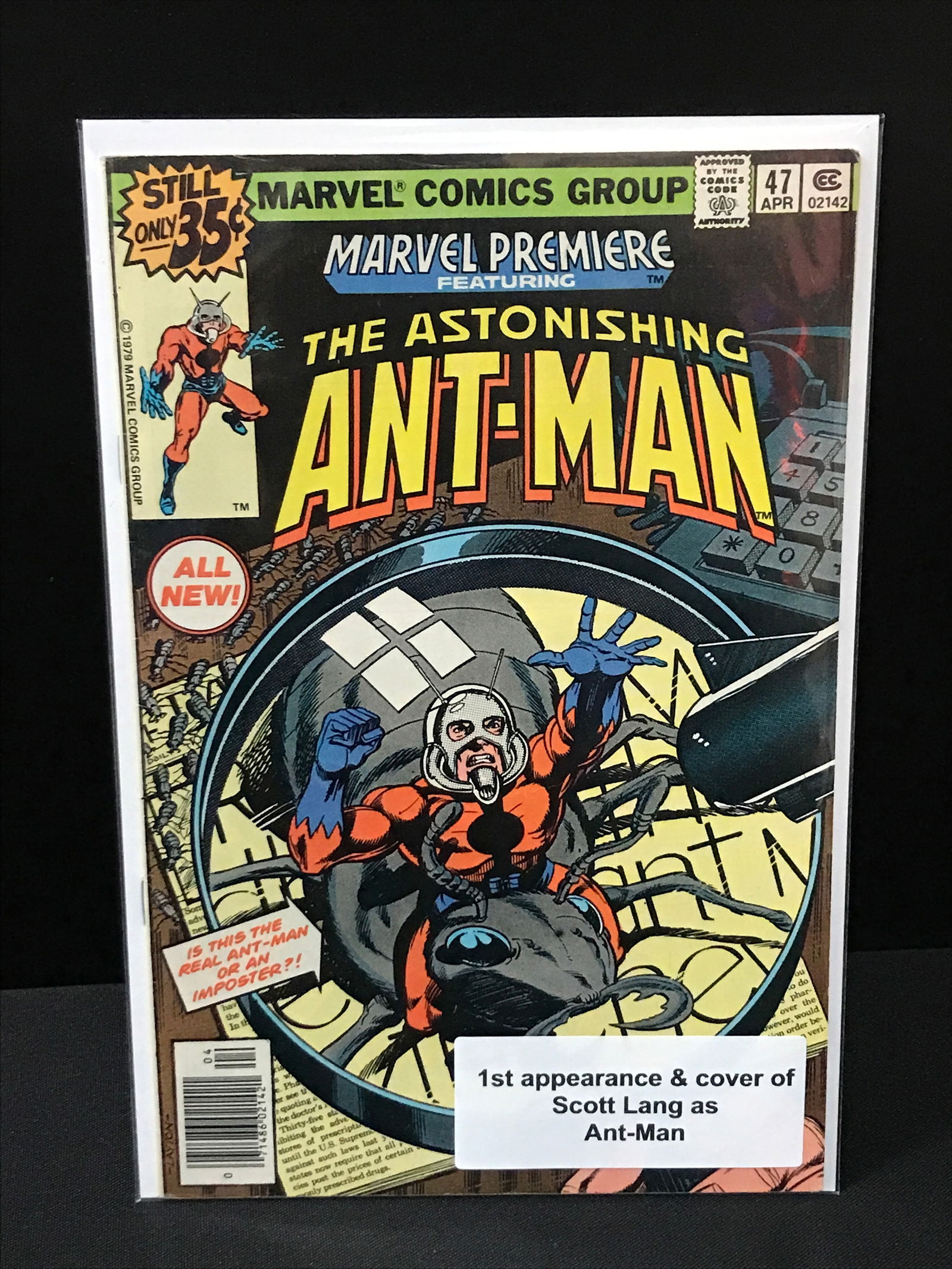 MARVEL PREMIERE #47 1ST APPEARANCE SCOTT LANG AS ANT MAN - MARVEL COMICS (1 of 1)