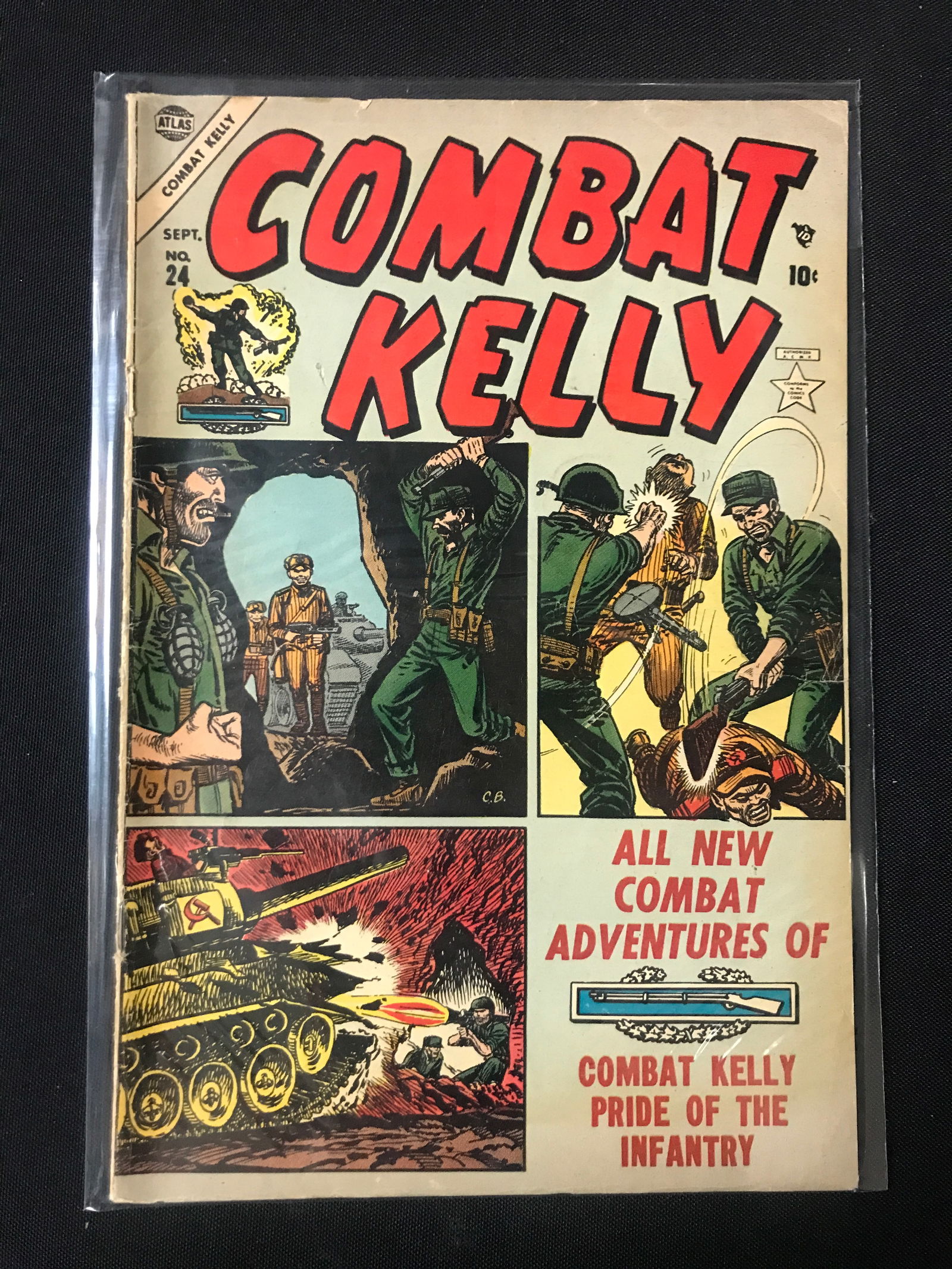 COMBAT KELLY #24 - ATLAS COMICS (1 of 1)