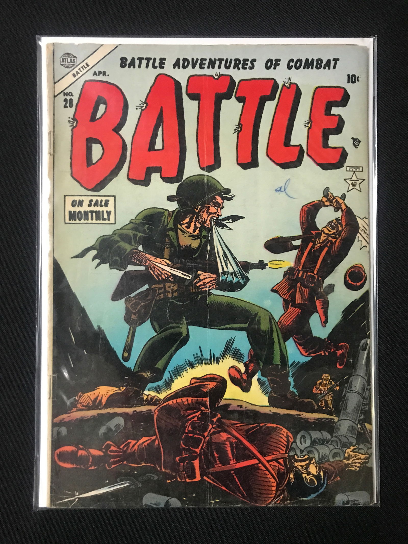 BATTLE #28 - ATLAS COMICS: Prices are in Canadian dollars