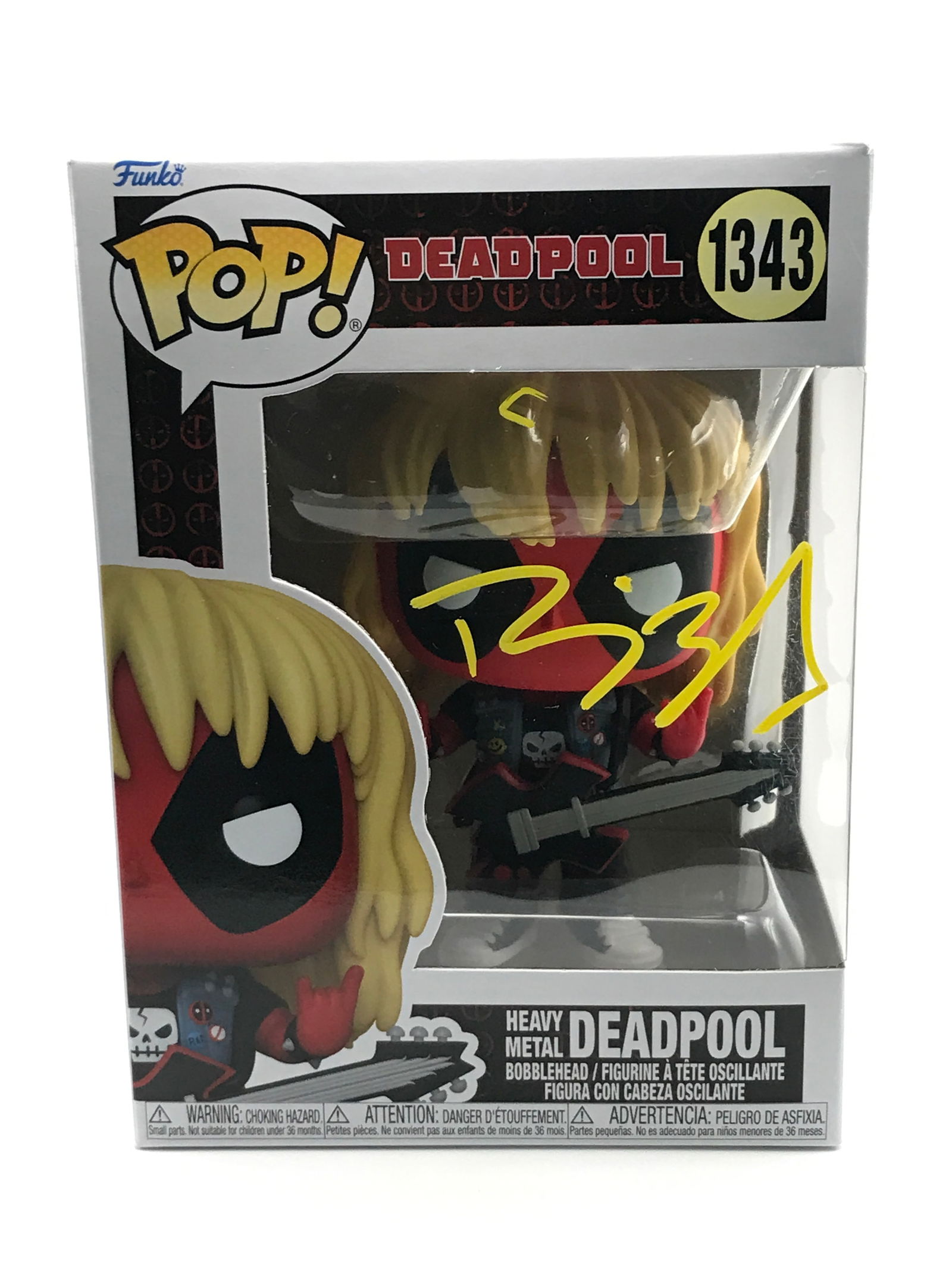 RYAN REYNOLDS SIGNED DEADPOOL FUNKO POP - KB COA (1 of 2)