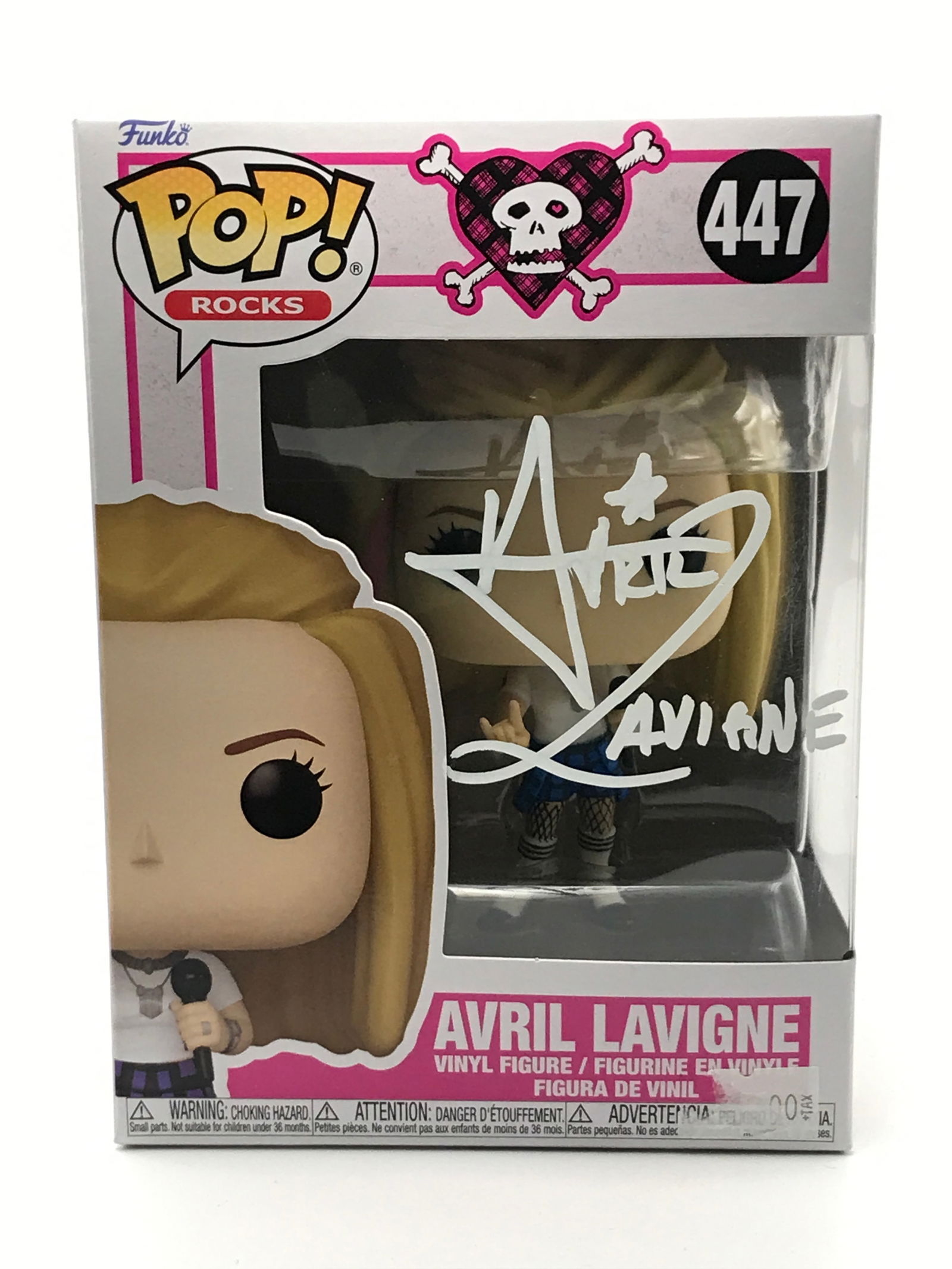 AVRIL LAVIGNE SIGNED FUNKO POP - ACE COA: Prices are in Canadian dollars