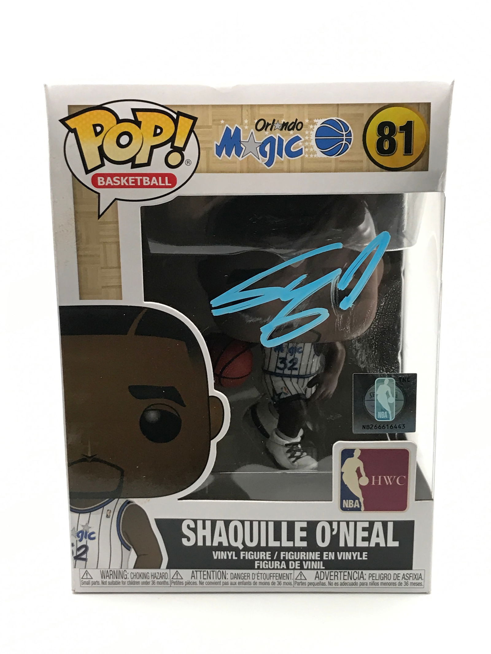 SHAQUILLE O'NEAL SIGNED FUNKO POP - ACE COA: Prices are in Canadian dollars