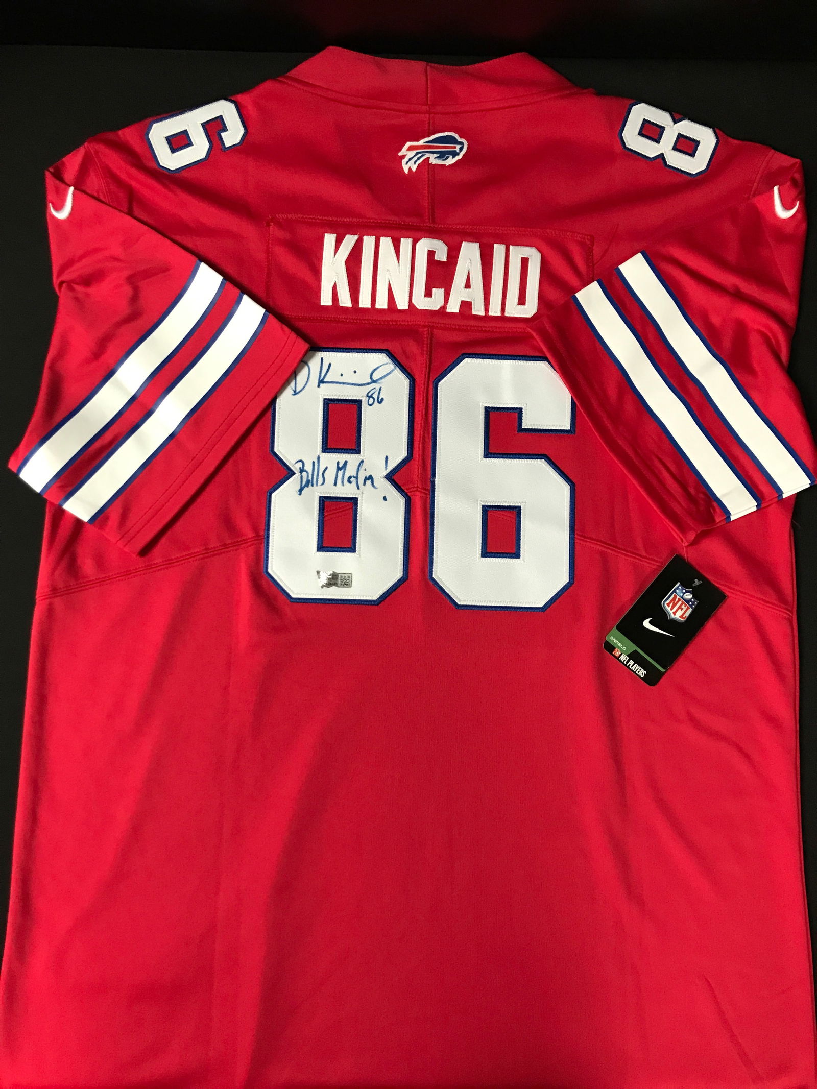 DALTON KINCAID SIGNED BUFFALO BILLS JERSEY - ACE COA: Prices are in Canadian dollars
