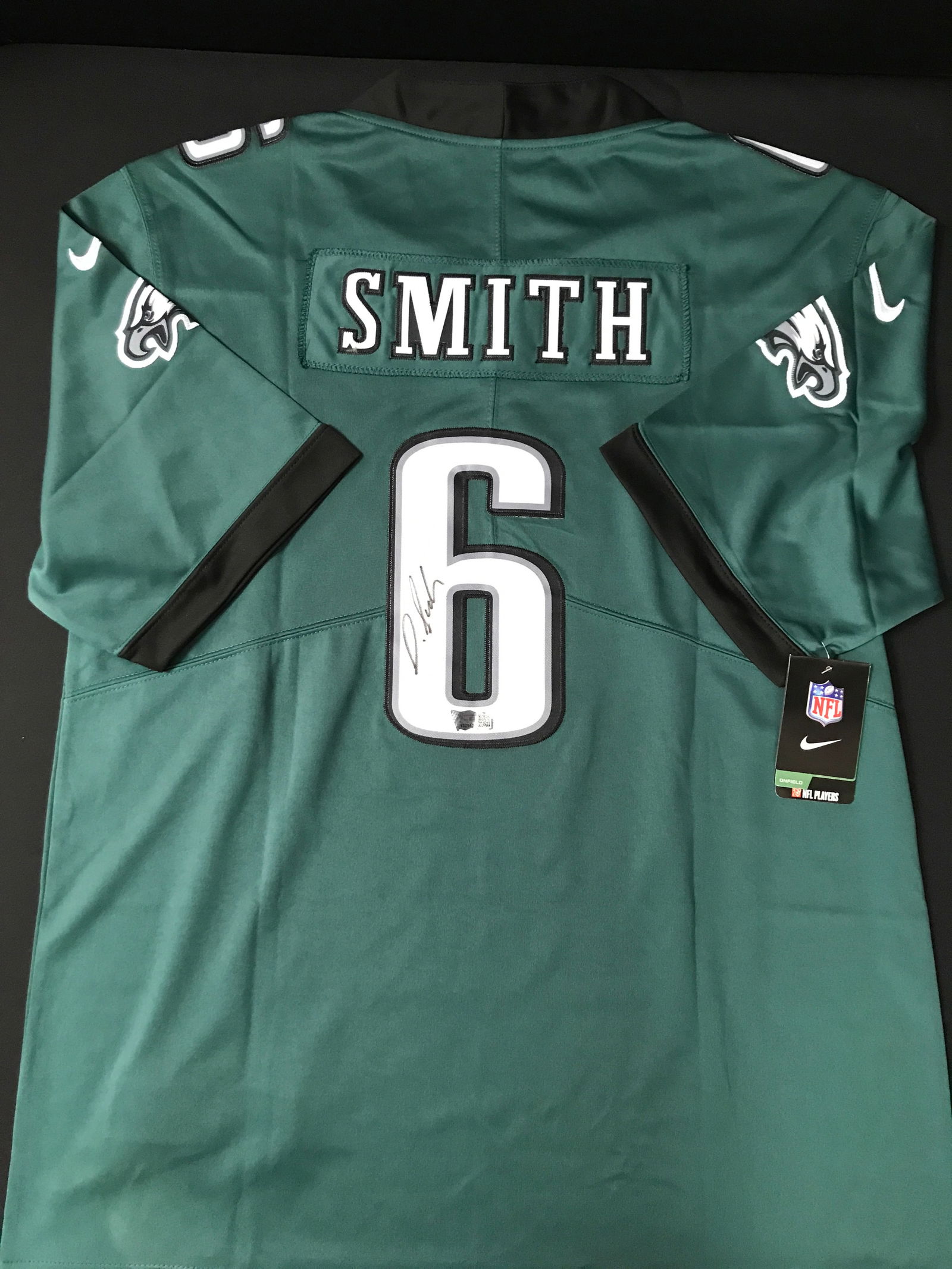 DEVONTA SMITH SIGNED PHILADELPHIA EAGLES JERSEY - ACE COA (1 of 3)