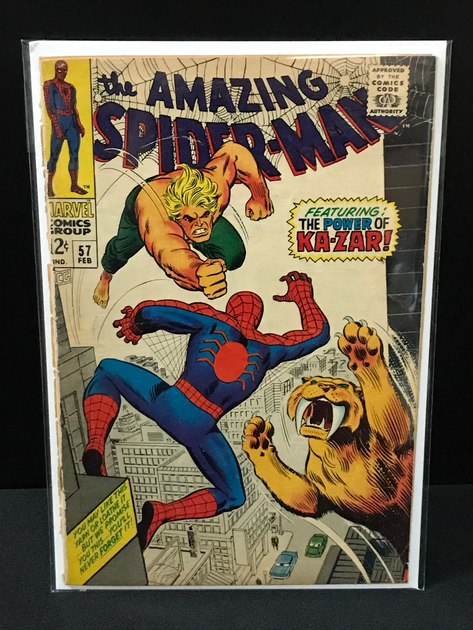 THE AMAZING SPIDERMAN #57 - MARVEL COMICS: Prices are in Canadian dollars