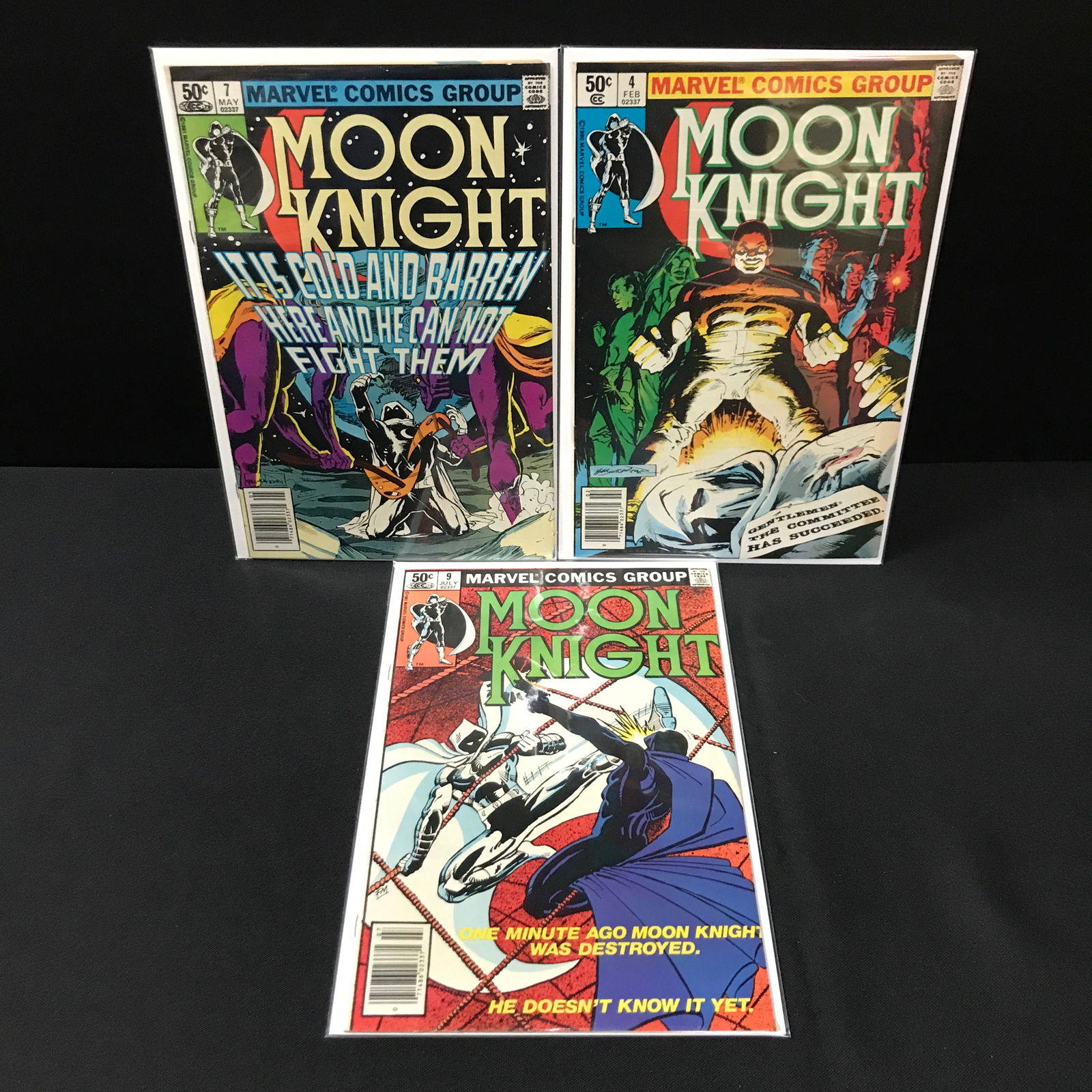 LOT OF 3 MOON KNIGHT COMICS - MARVEL COMICS (1 of 1)