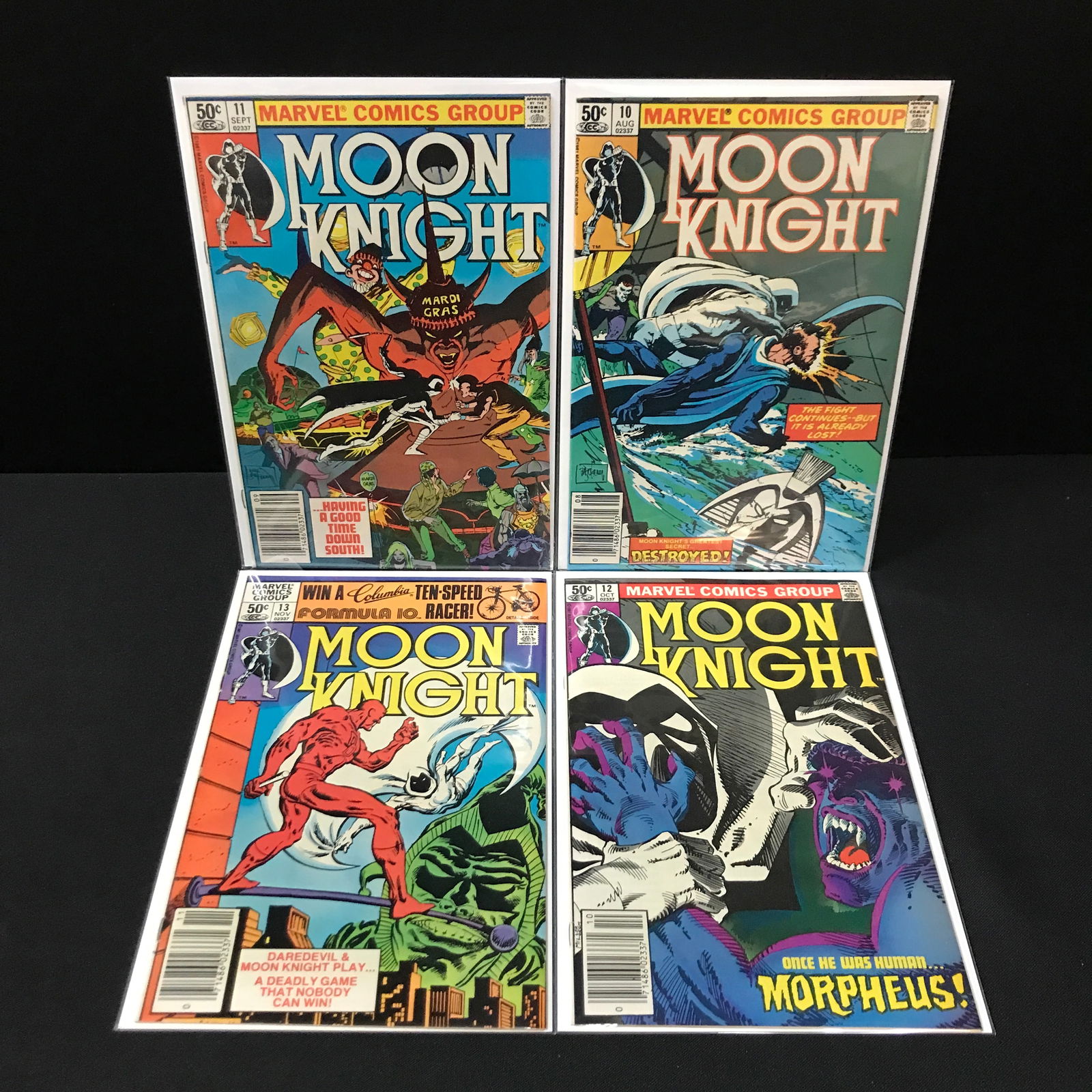 LOT OF 4 MOON KNIGHT COMICS #10-13 - MARVEL COMICS (1 of 1)