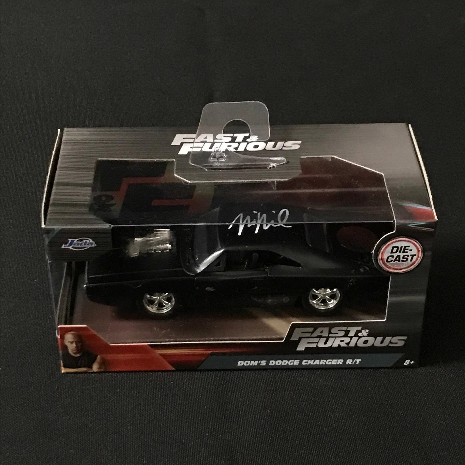 VIN DIESEL SIGNED JADA DIE CAST CAR WITH COA: Prices are in Canadian dollars