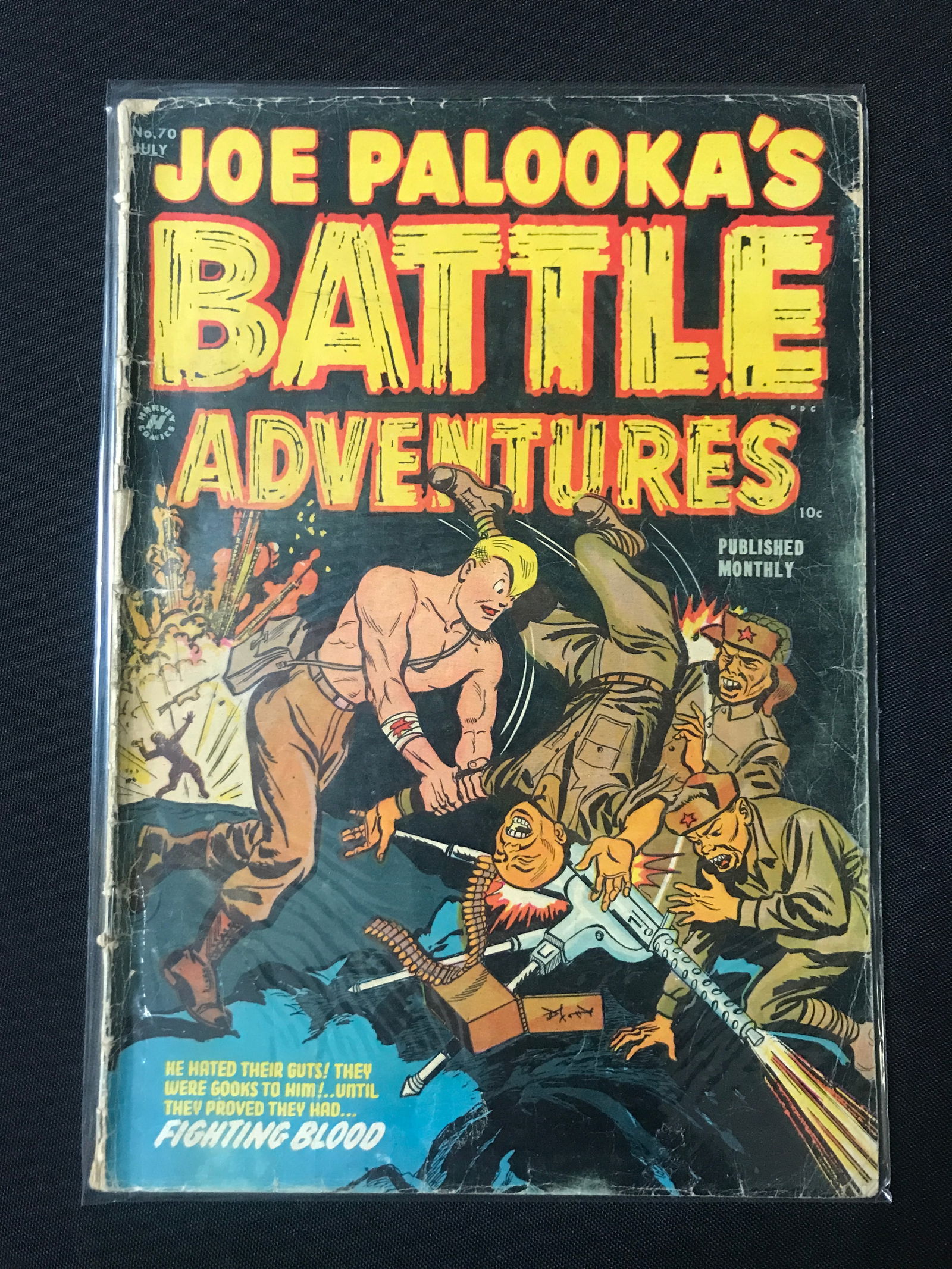 JOE PALOOKA'S BATTLE ADVENTURES #70 - HARVEY PUBLICATIONS: Prices are in Canadian dollars