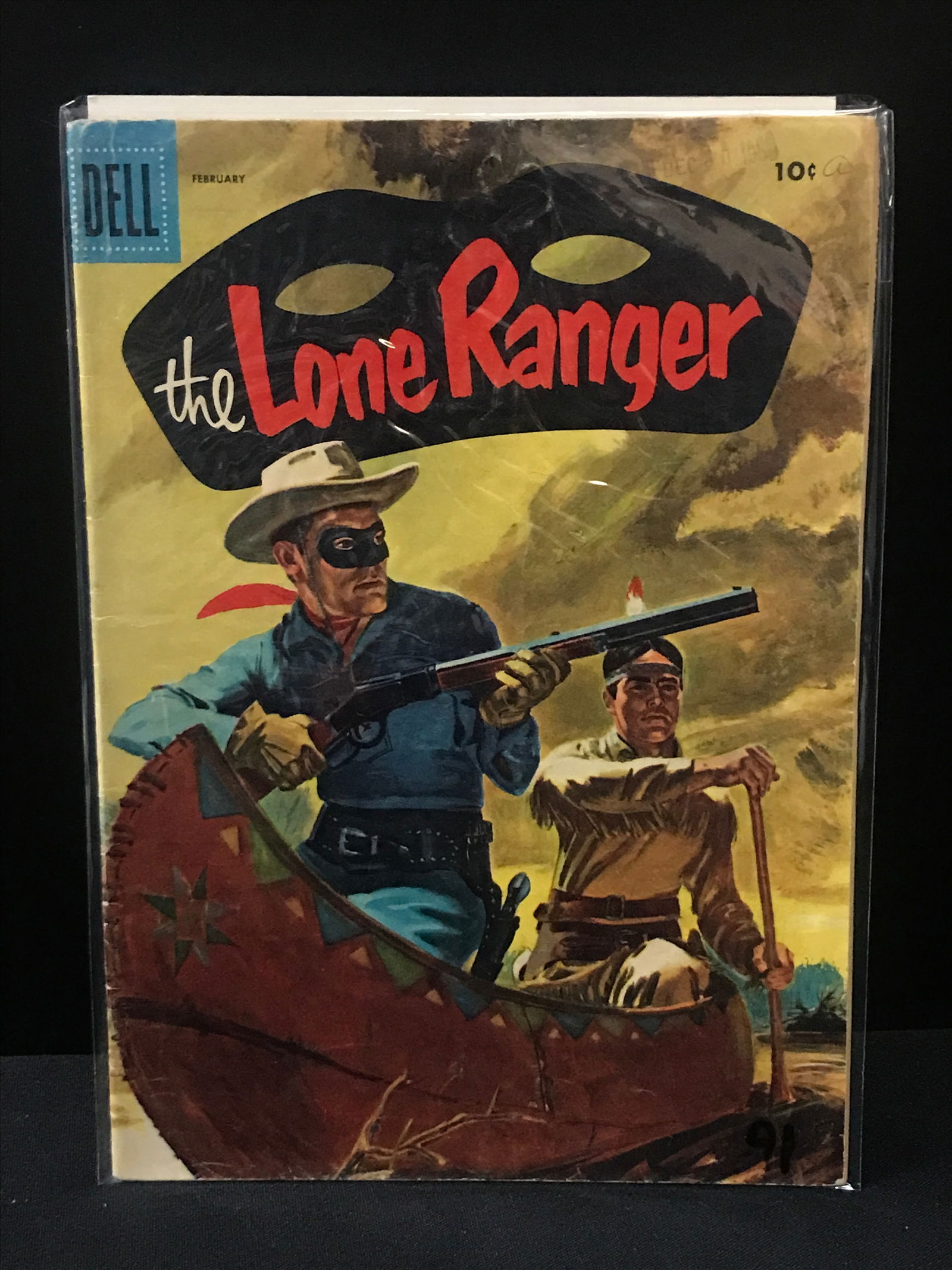 THE LONE RANGER FEBRUARY ISSUE - DELL COMICS (1 of 1)