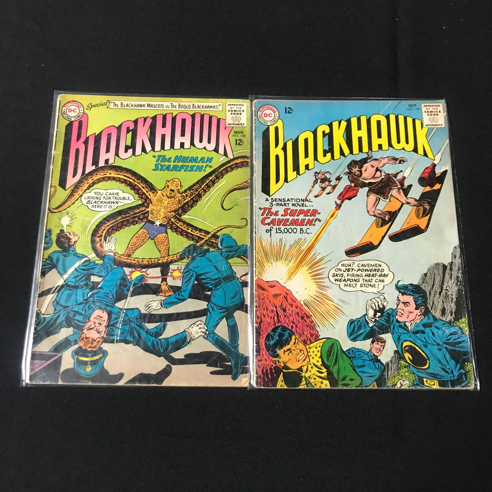 LOT OF 2 BLACKHAWK COMICS #189-190 - DC COMICS (1 of 1)