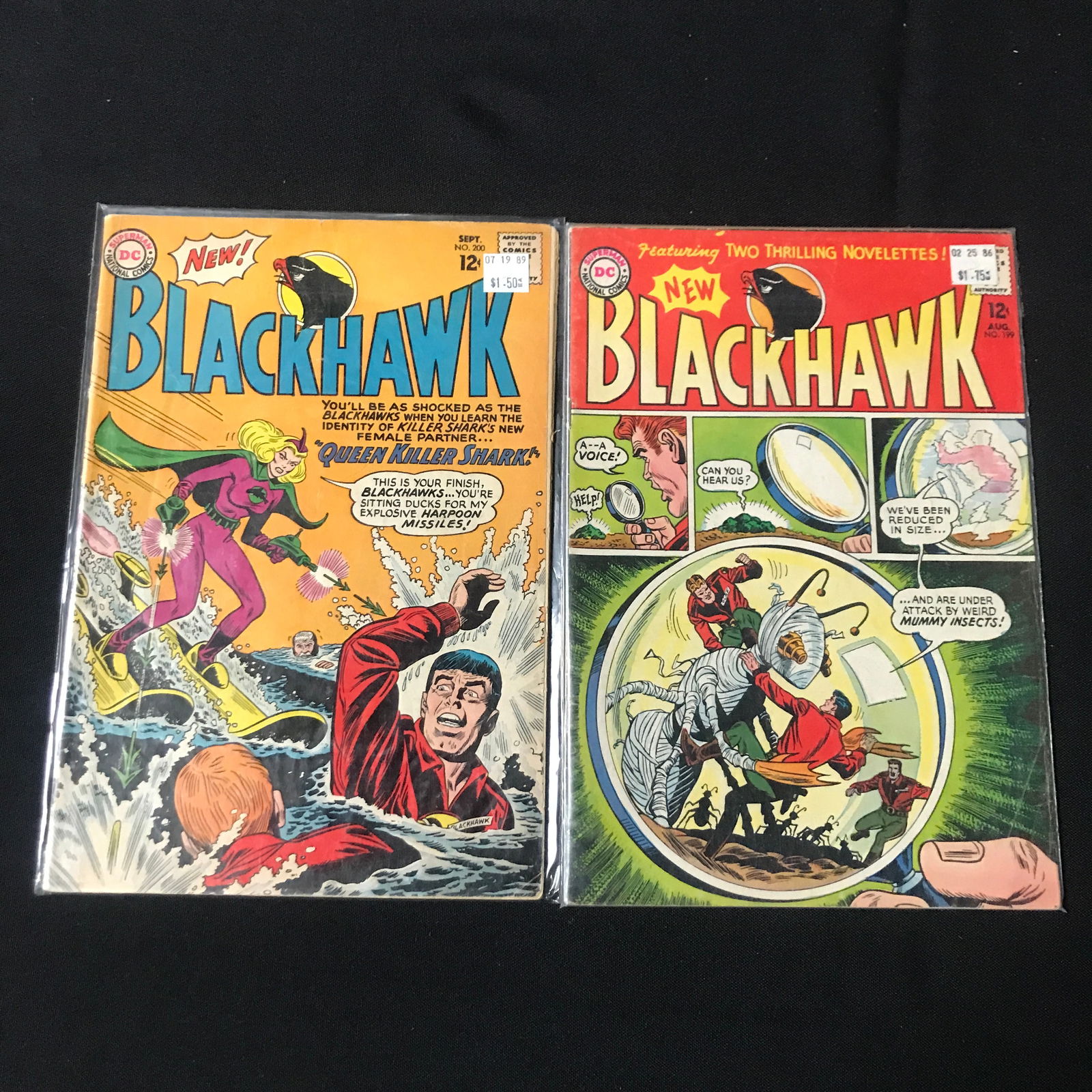 LOT OF 2 BLACKHAWK COMICS #199-200 - DC COMICS (1 of 1)
