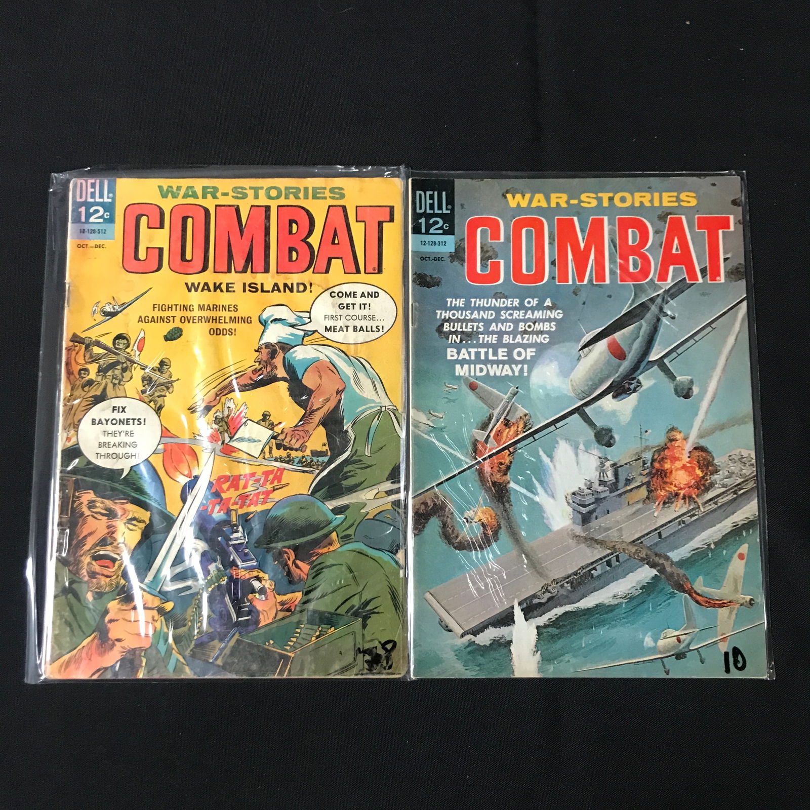 LOT OF 2 WAR STORIES COMICS - DELL COMICS (1 of 1)