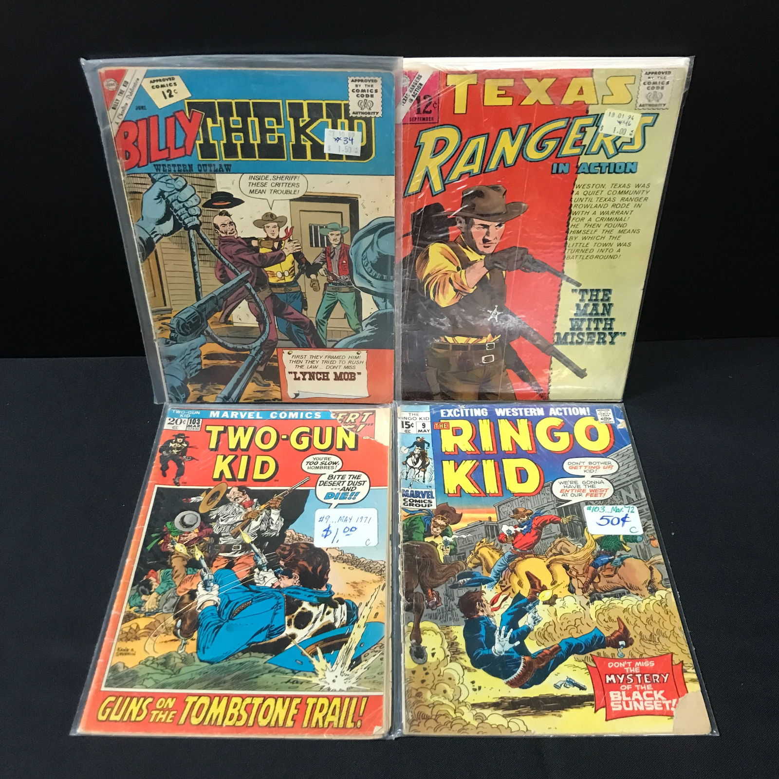 LOT OF 4 WESTERN COMICS - VARIOUS PUBLISHERS (1 of 1)