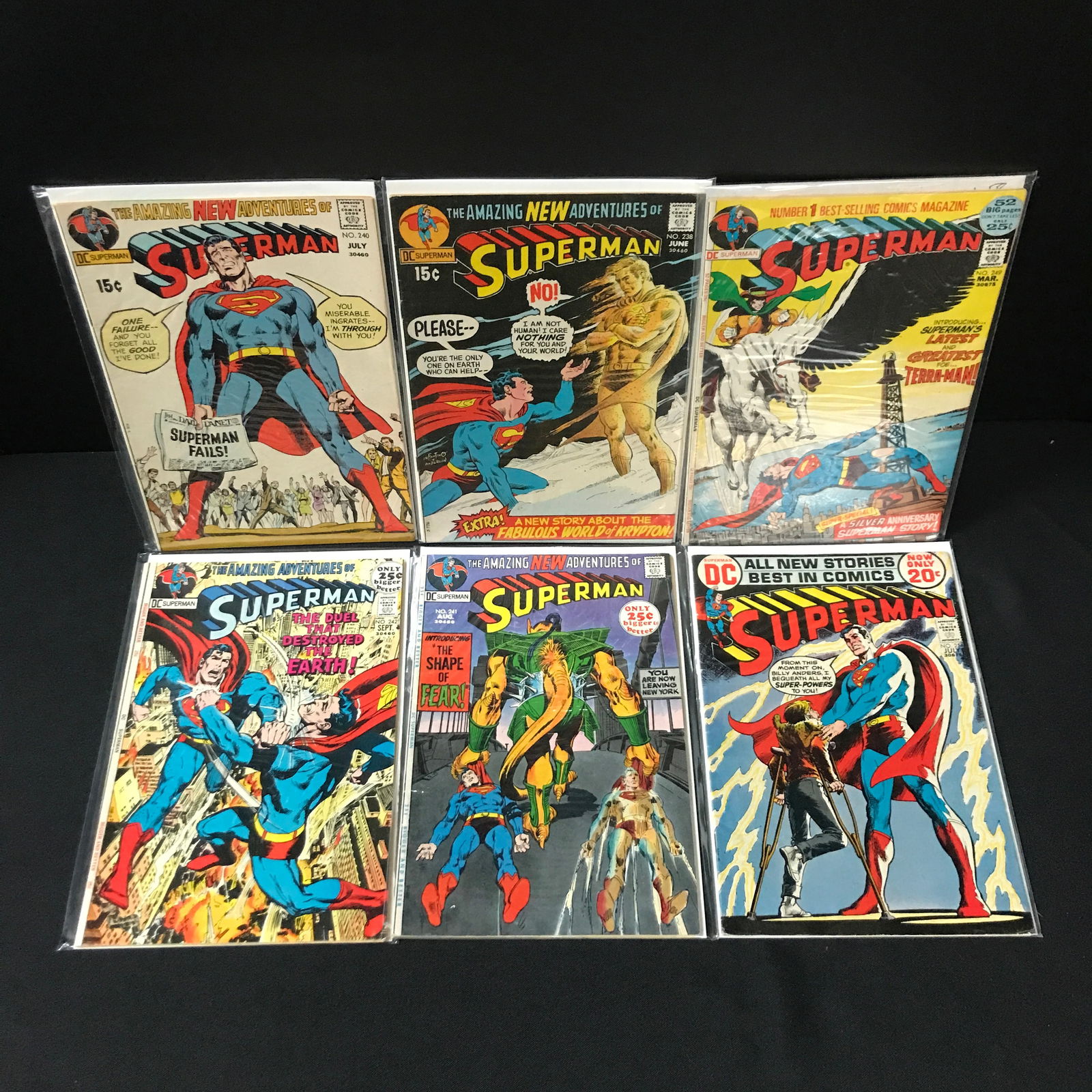 LOT OF 6 SUPERMAN COMICS - DC COMICS (1 of 1)