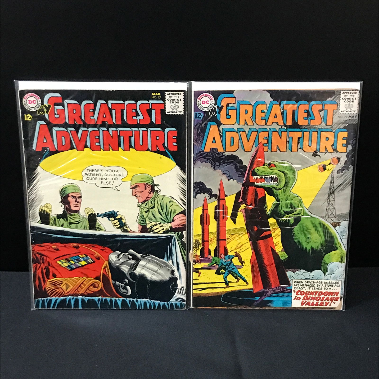 LOT OF 2 GREATEST ADVENTURE COMICS - DC COMICS (1 of 1)