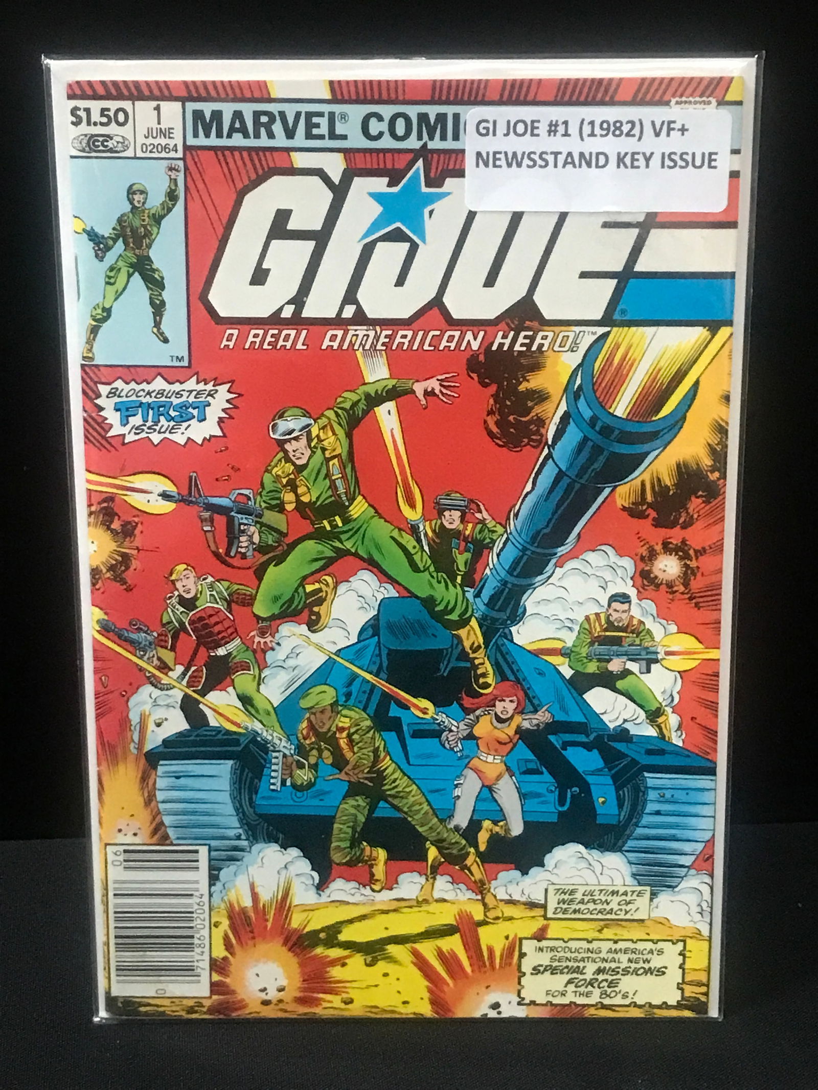 G.I JOE #1 (1982) - MARVEL COMICS (1 of 1)