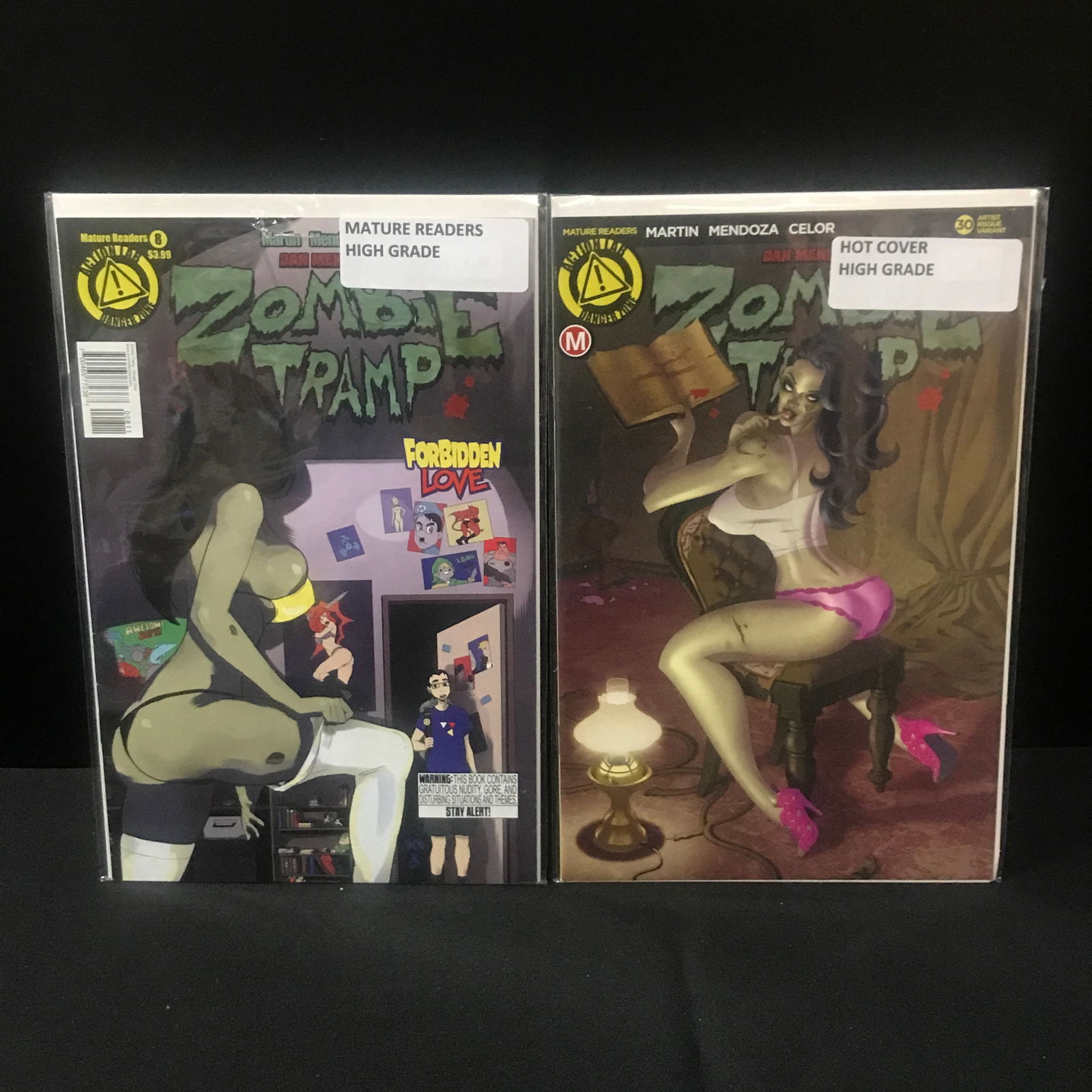 LOT OF 2 ZOMBIE TRAMP COMICS - ACTION LAB COMICS (1 of 1)