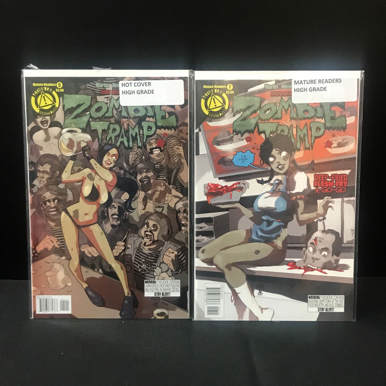 LOT OF 2 ZOMBIE TRAMP COMICS - ACTION LAB COMICS (1 of 1)