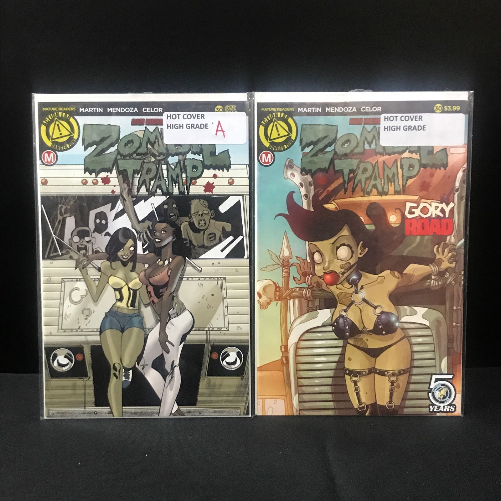 LOT OF 2 ZOMBIE TRAMP COMICS - ACTION LAB COMICS (1 of 1)