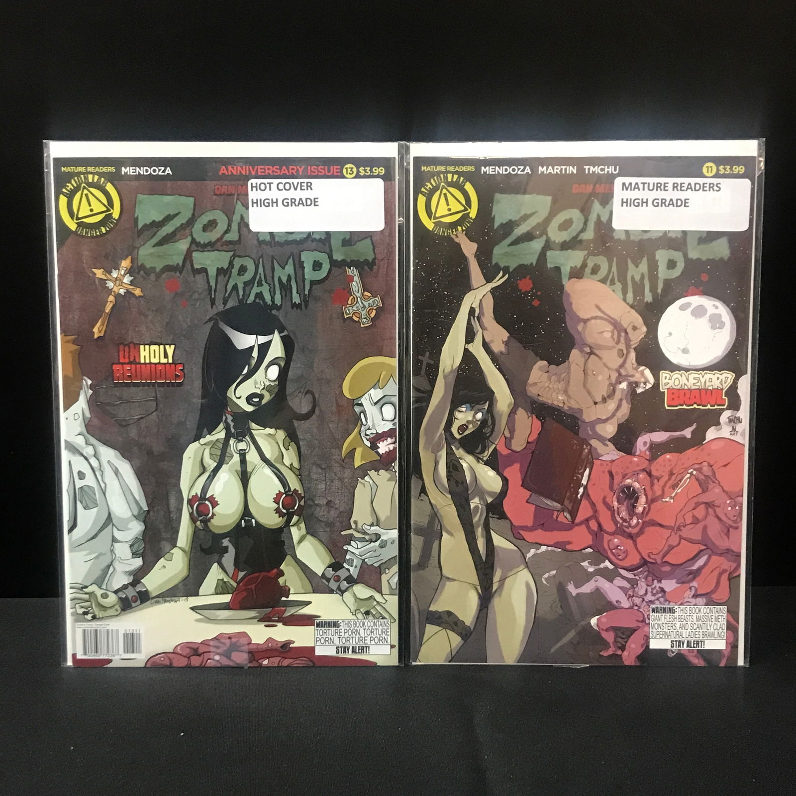 LOT OF 2 ZOMBIE TRAMP COMICS - ACTION LAB COMICS (1 of 1)