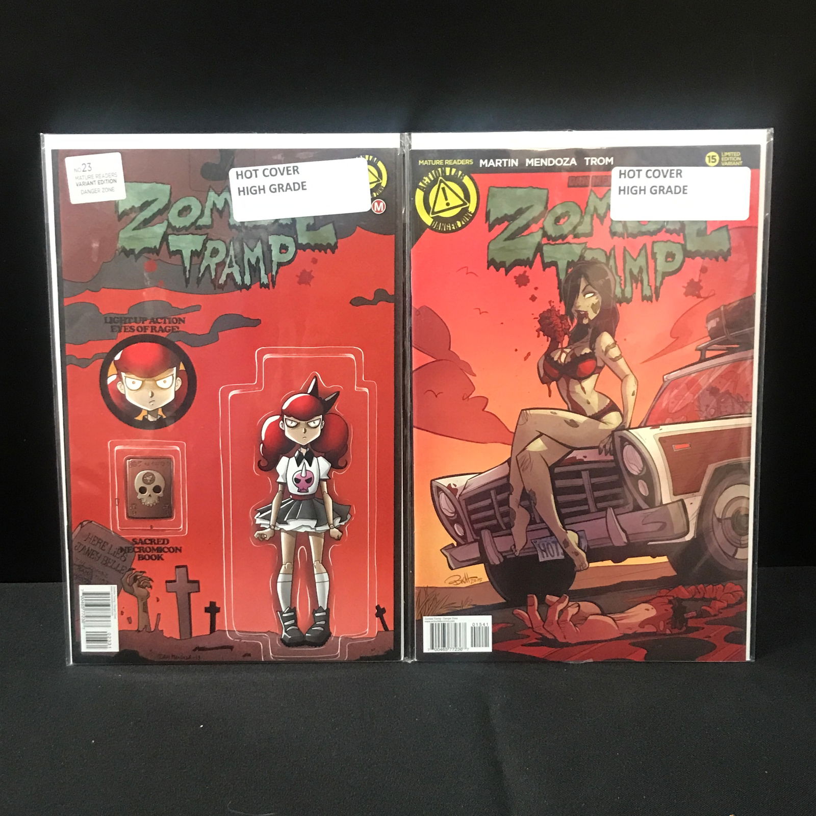 LOT OF 2 ZOMBIE TRAMP COMICS - ACTION LAB COMICS (1 of 1)