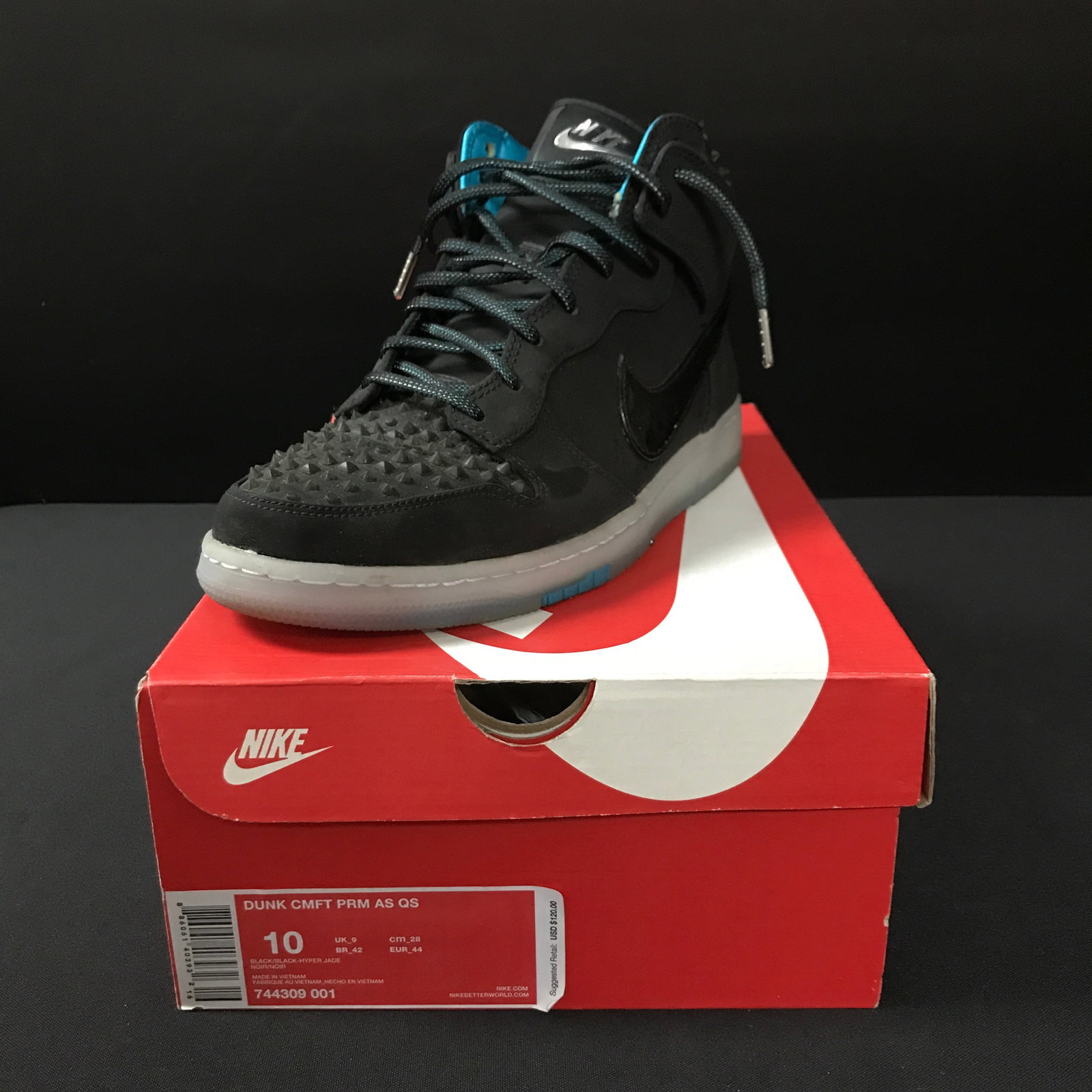 MENS NIKE DUNK CMFT PRM AS QS HIGH SIZE 10: Prices are in Canadian dollars