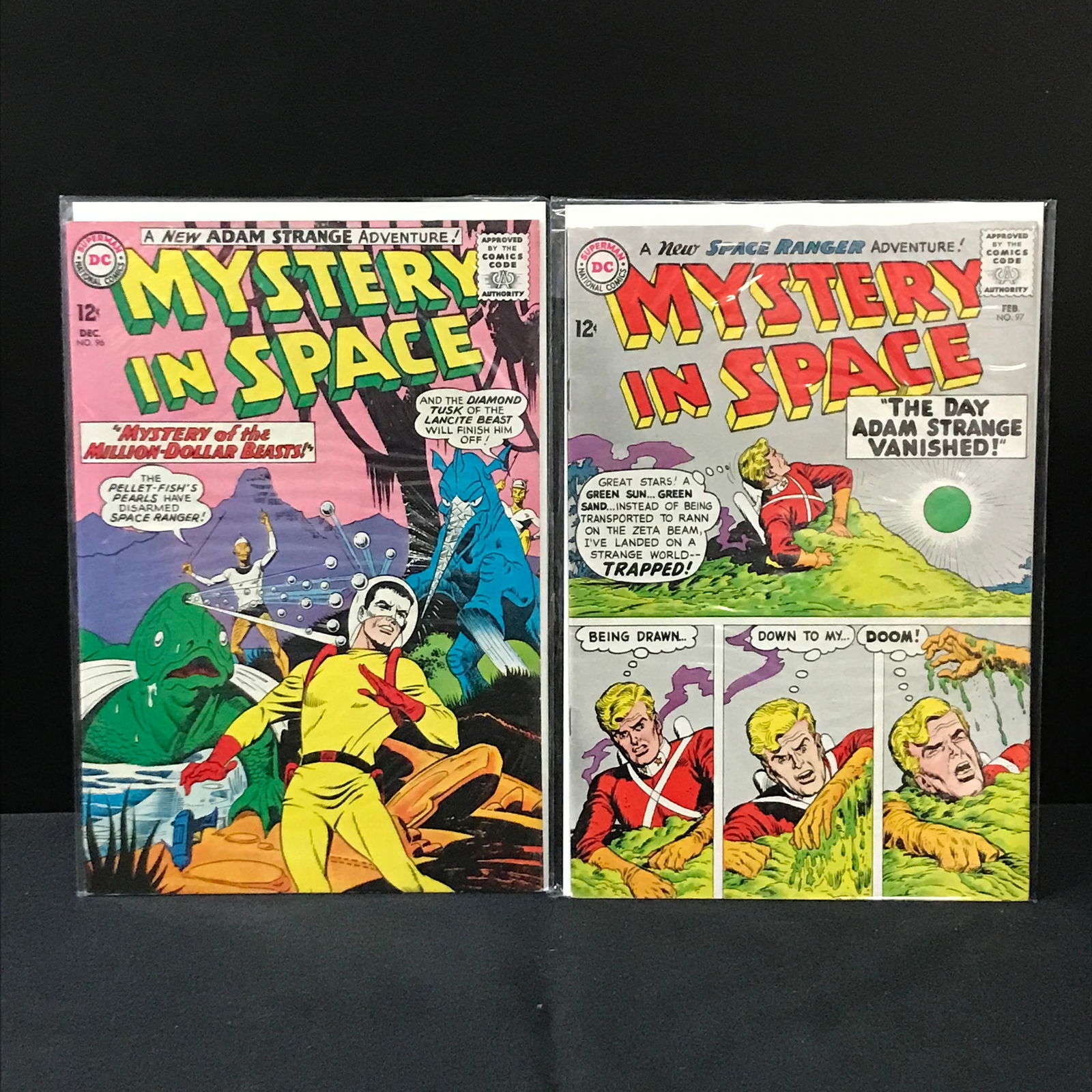 LOT OF 2 MYSTERY IN SPACE COMICS - DC COMICS (1 of 1)