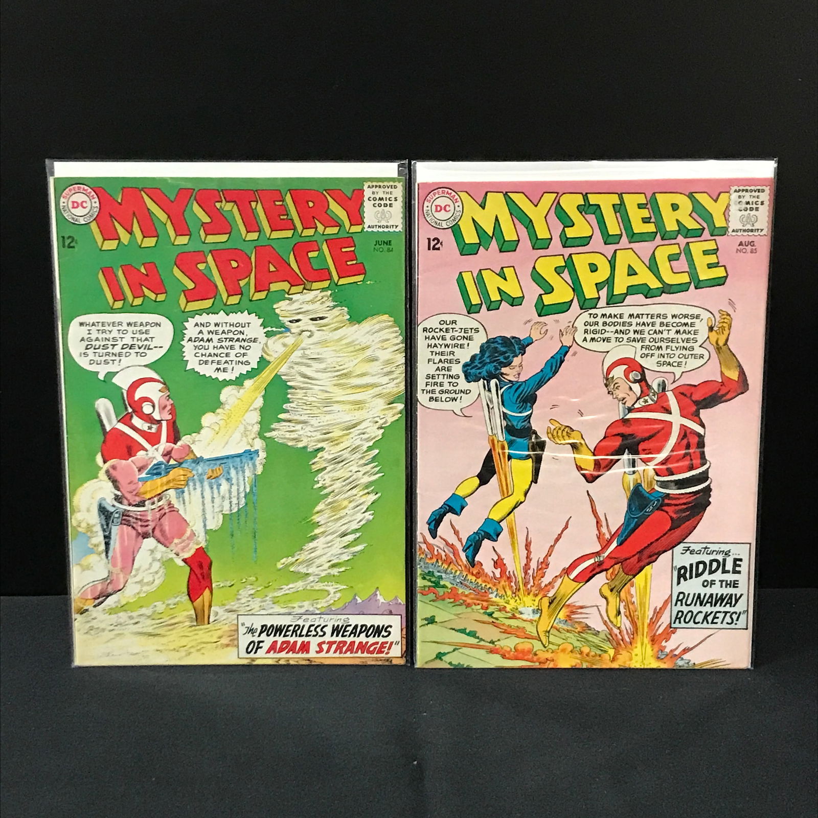 LOT OF 2 MYSTERY IN SPACE COMICS  #84-85 - DC COMICS (1 of 1)
