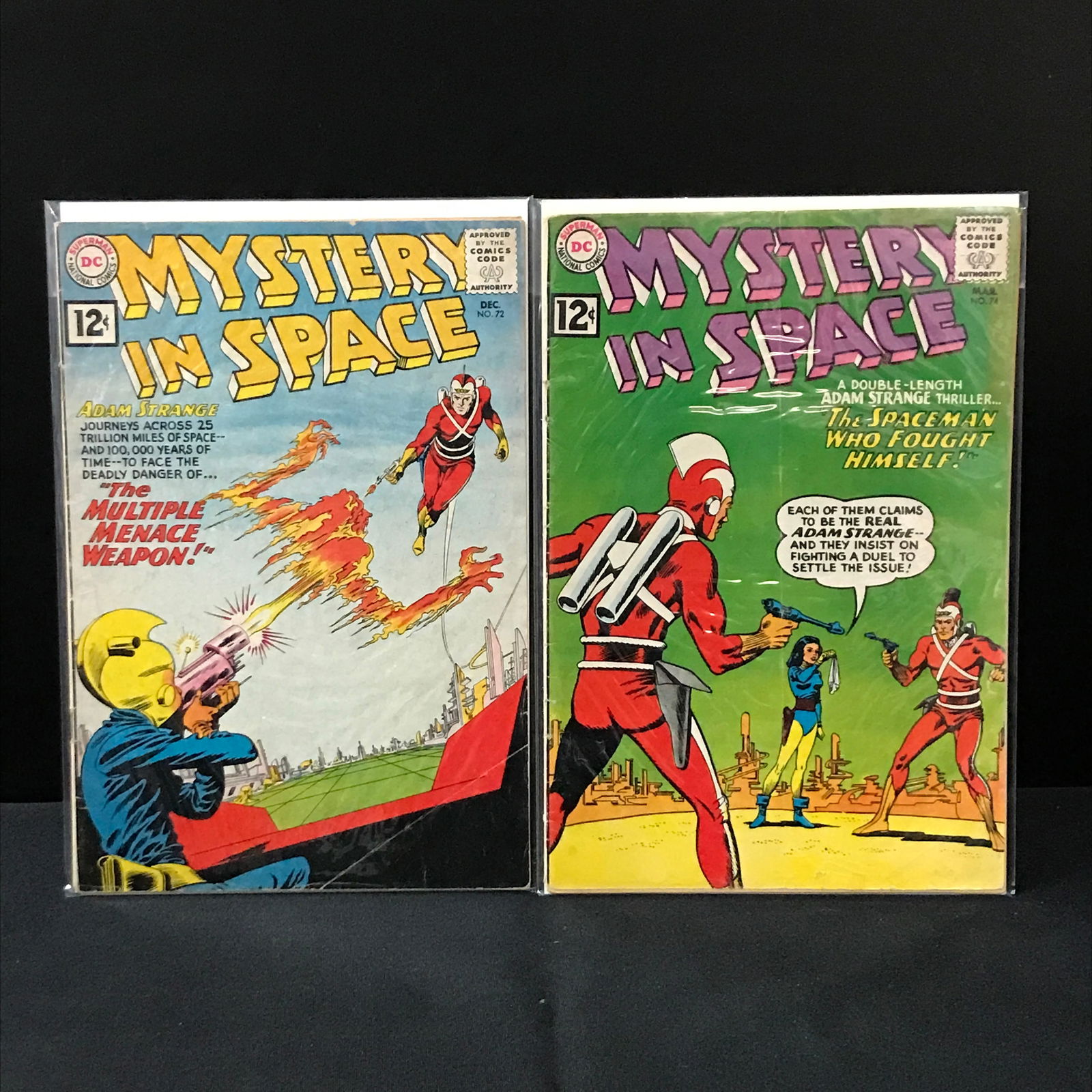 LOT OF 2 MYSTERY IN SPACE COMICS - DC COMICS (1 of 1)