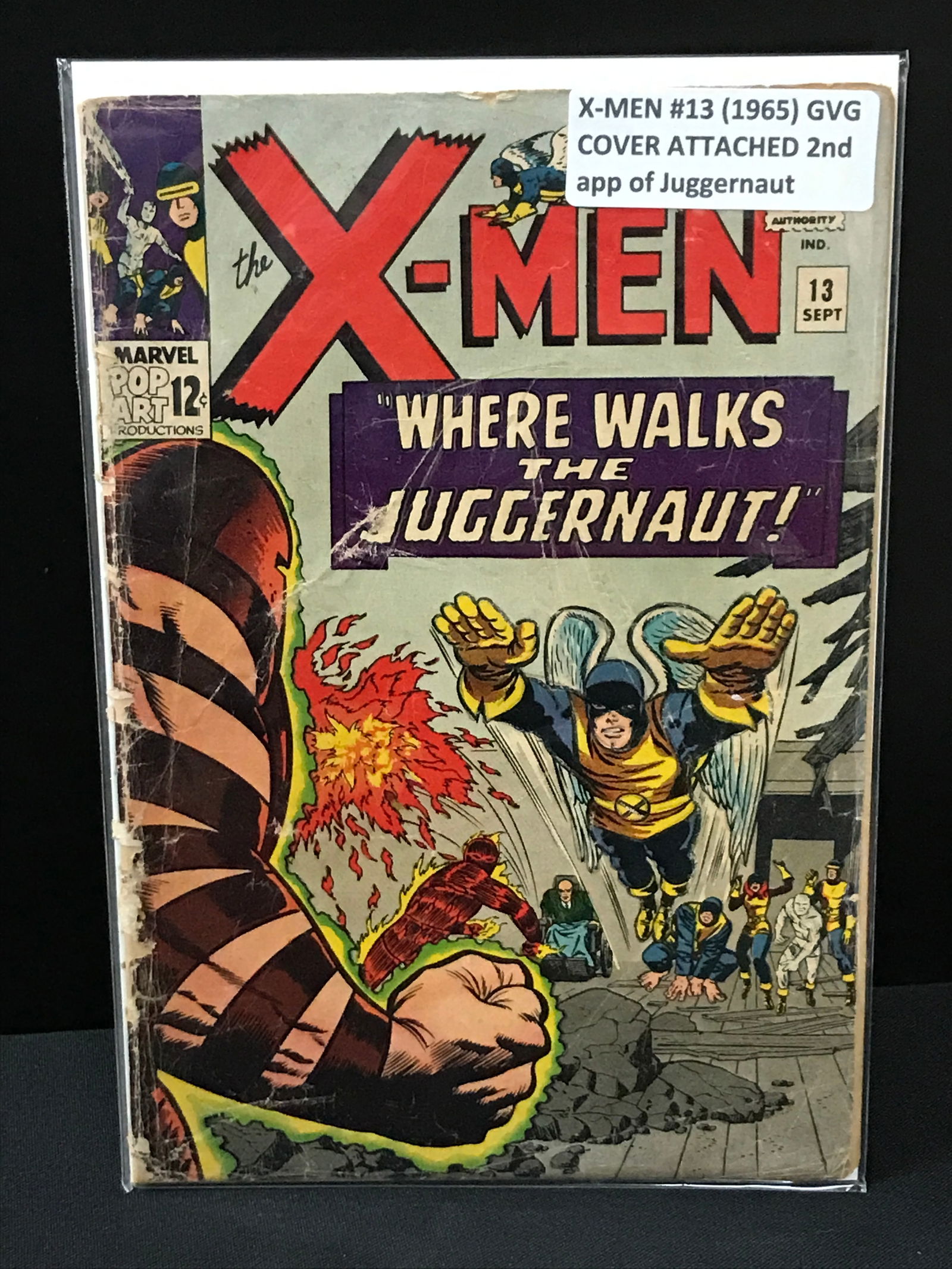 X-MEN #13 (1965) GVG COVER ATTACHED - MARVEL COMICS (1 of 1)