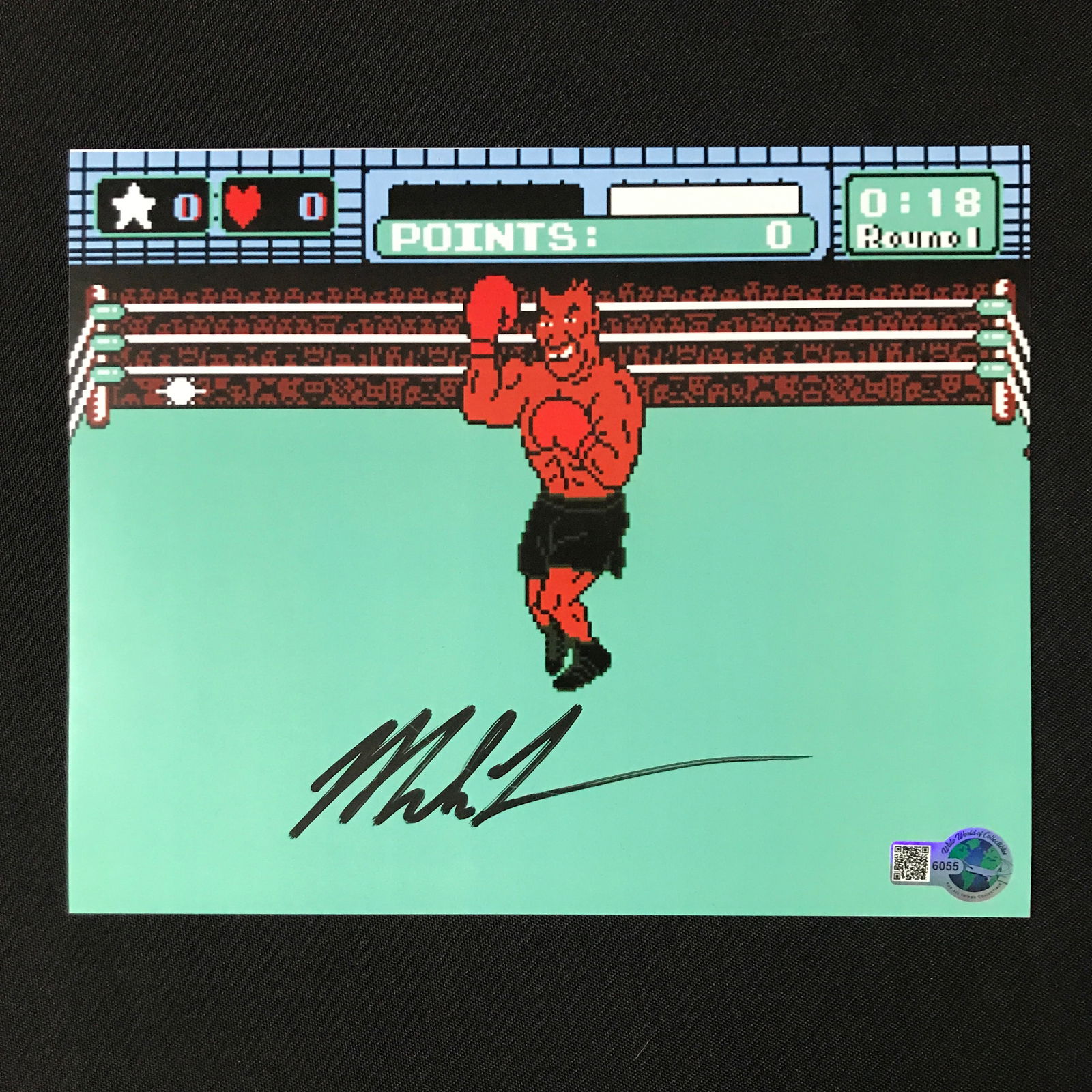 MIKE TYSON SIGNED 8X10 PHOTO WWOC COA (1 of 1)