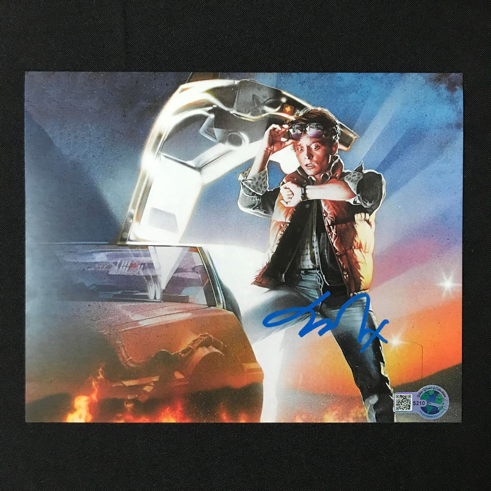 MICHAEL J FOX SIGNED 8X10 PHOTO WWOC COA: Prices are in Canadian dollars