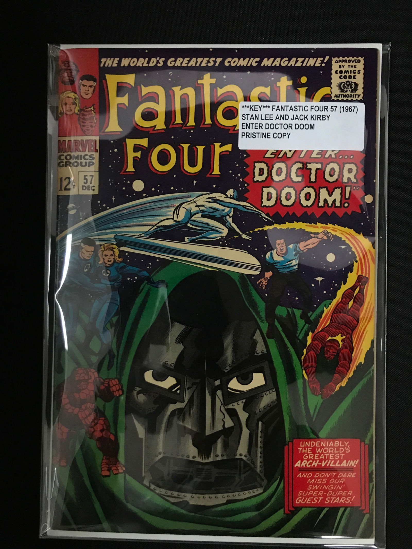 FANTASTIC FOUR #57 (1967) ENTER DOCTOR DOOM - MARVEL COMICS (1 of 1)