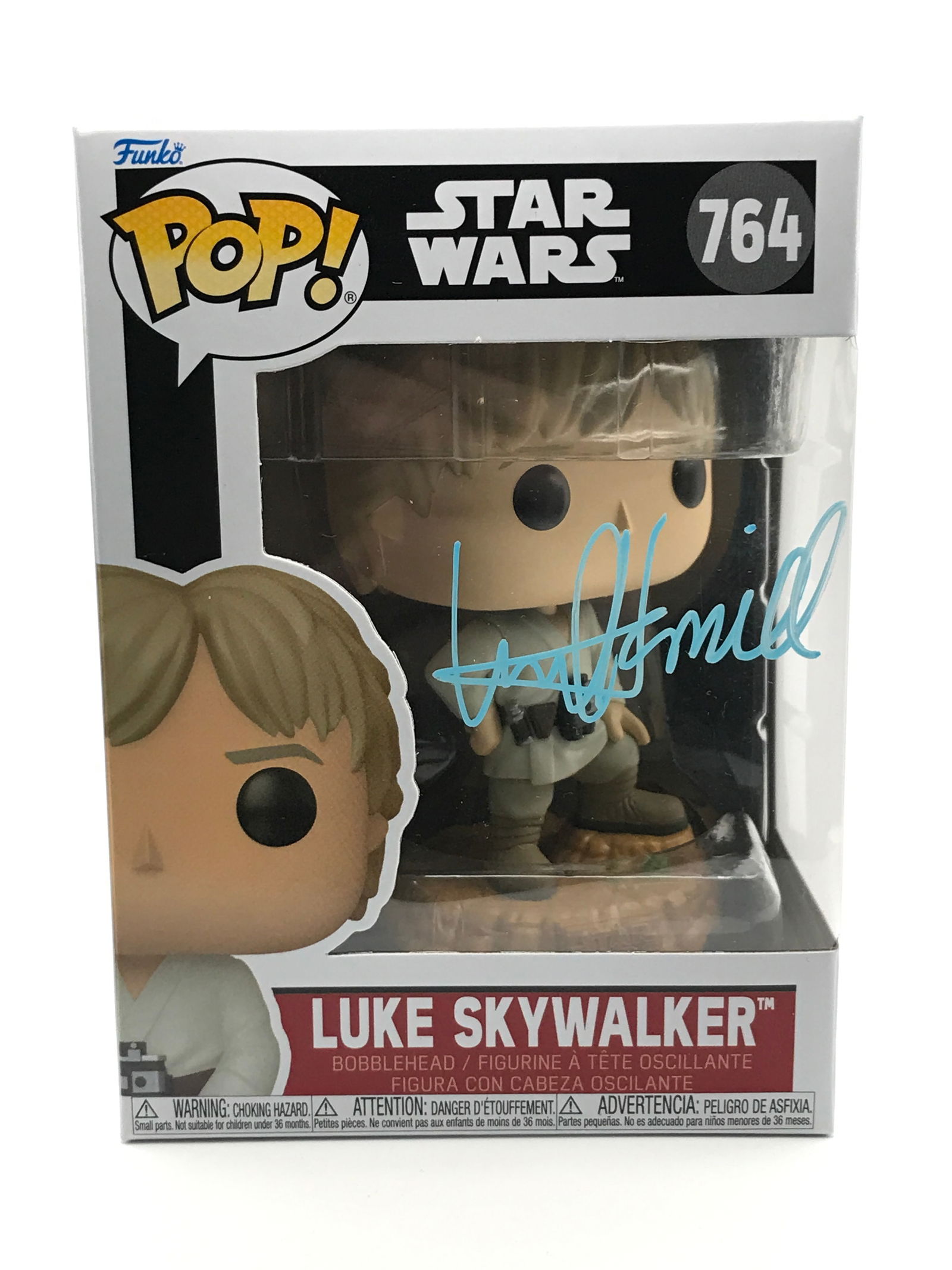 MARK HAMILL SIGNED LUKE SKYWALKER FUNKO POP - KB COA: Prices are in Canadian dollars