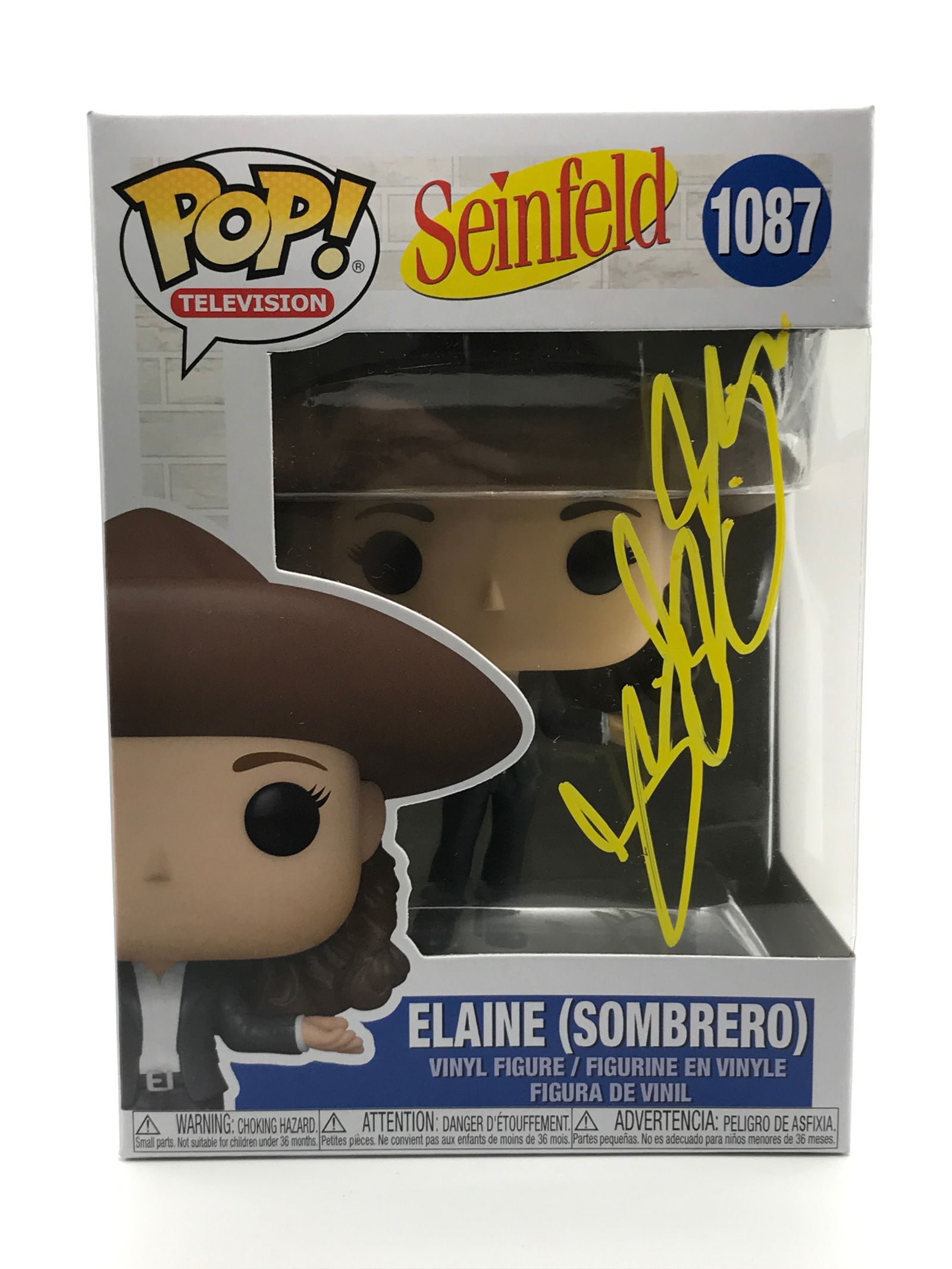 JULIA LOUIS-DREYFUS SIGNED ELAINE SEINFELD FUNKO POP - KB COA: Prices are in Canadian dollars