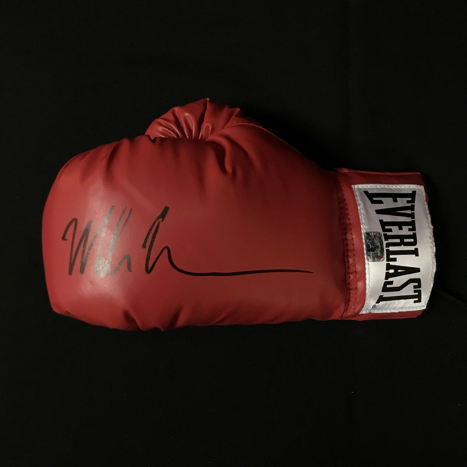MIKE TYSON SIGNED RED EVERLAST GLOVE - WWOC AND FITTERMAN COA: Prices are in Canadian dollars